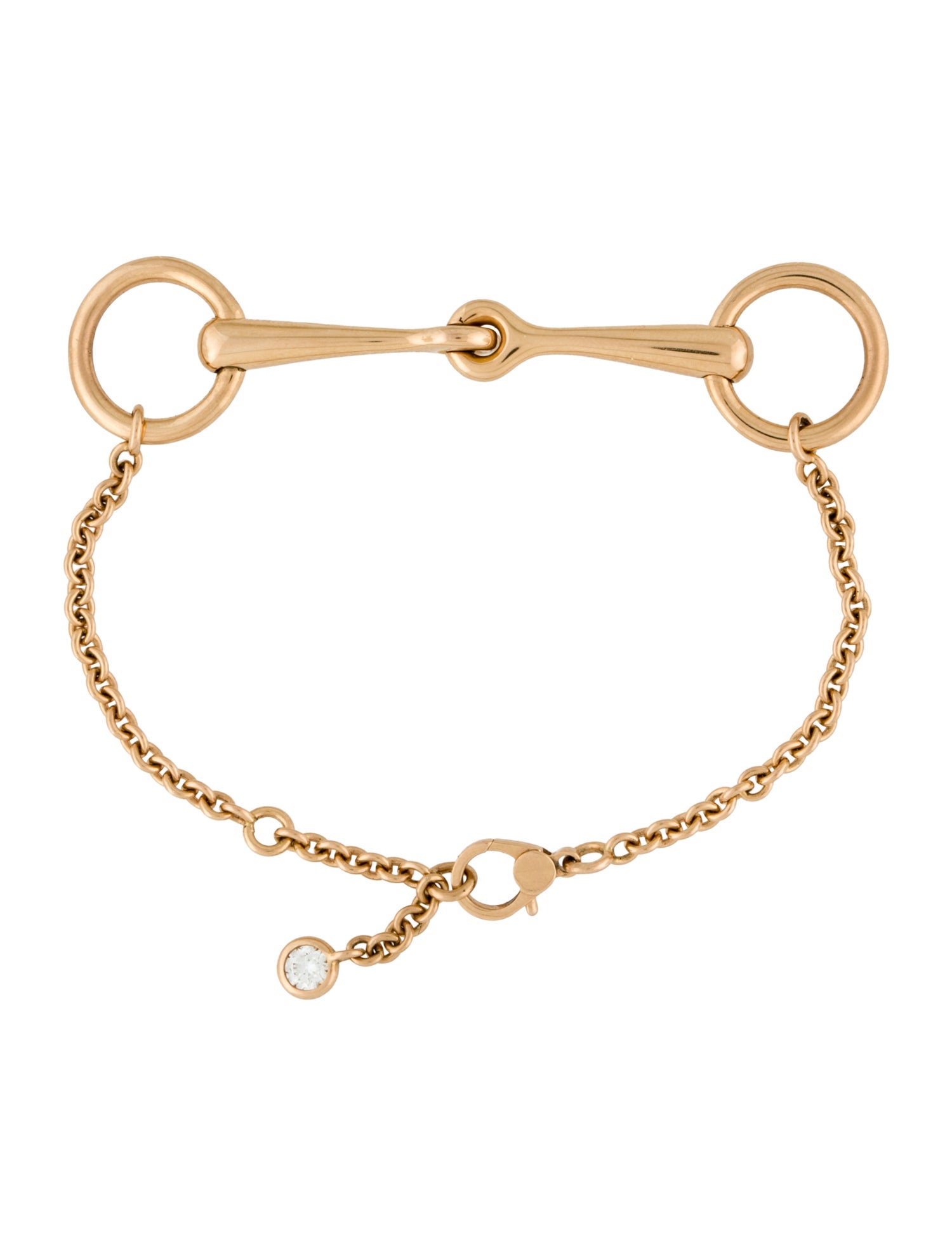 Hermès 18K Diamond Filet d'Or Bracelet