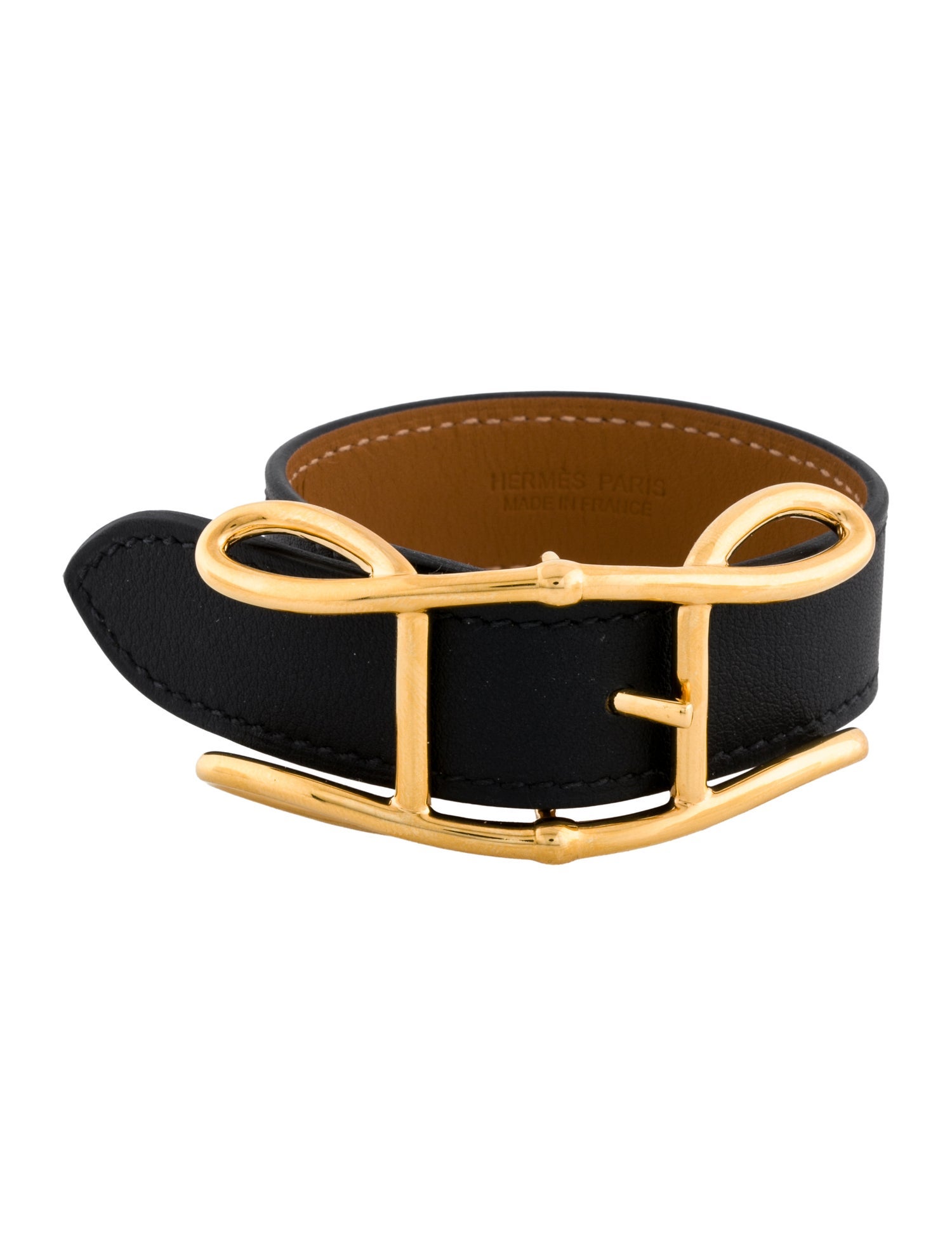 Hermès Leather Voltige Wrap Bracelet
