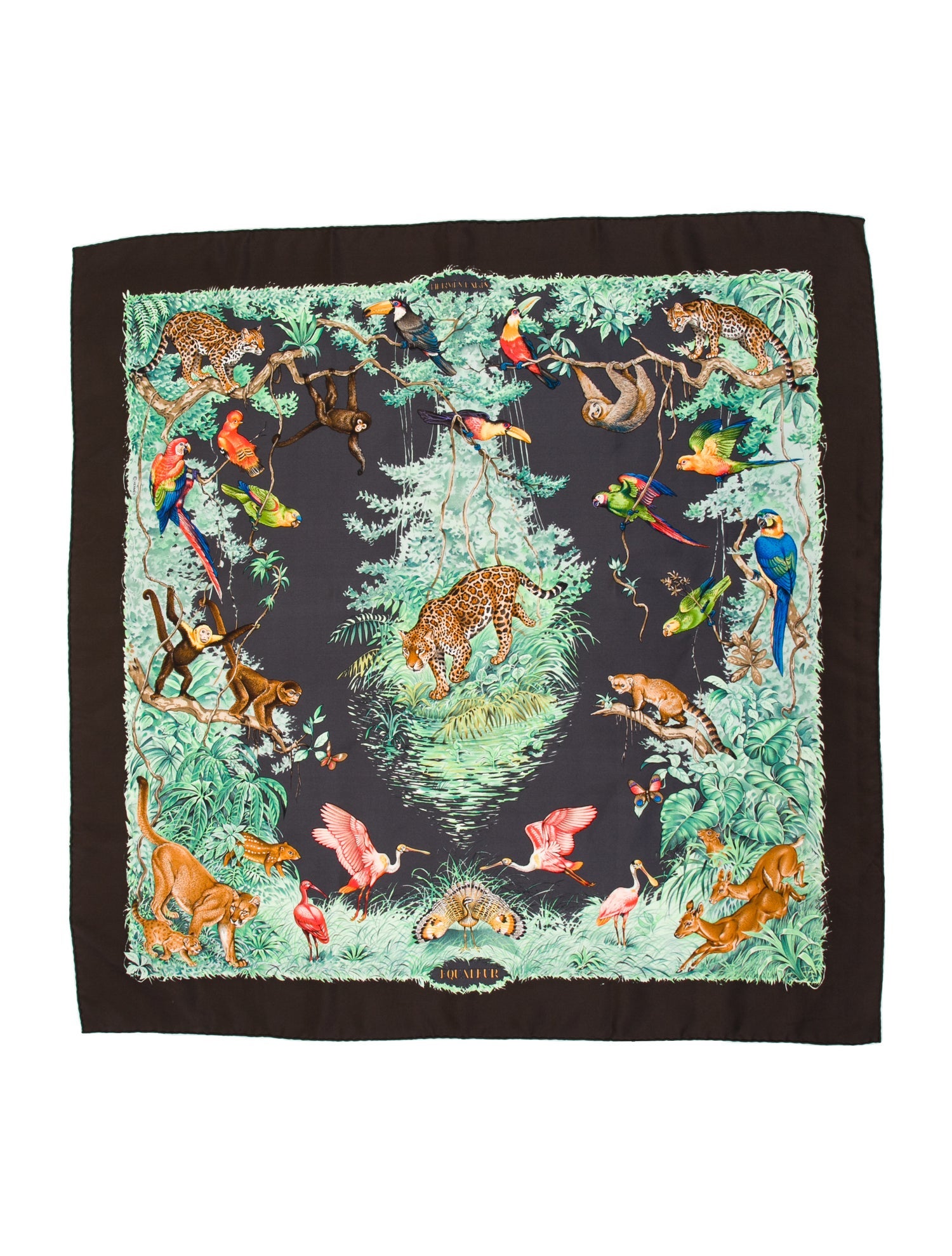 Hermès Equateur Silk Scarf