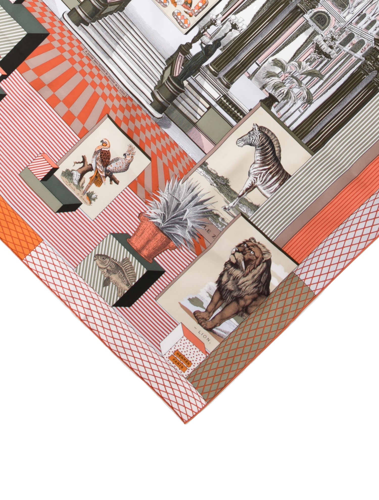 Hermès Grand Théâtre Nouveau Silk Scarf w/ Tags