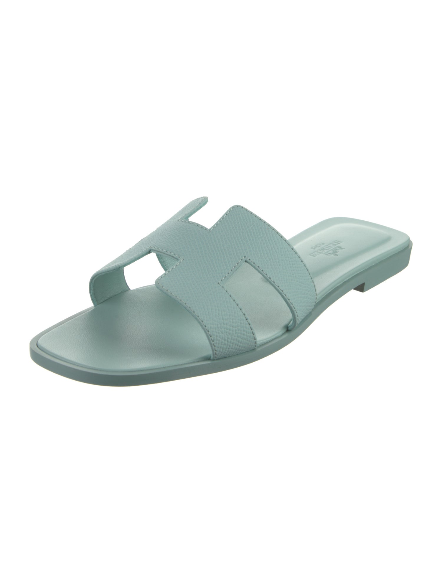 Hermès Oran Leather Slides