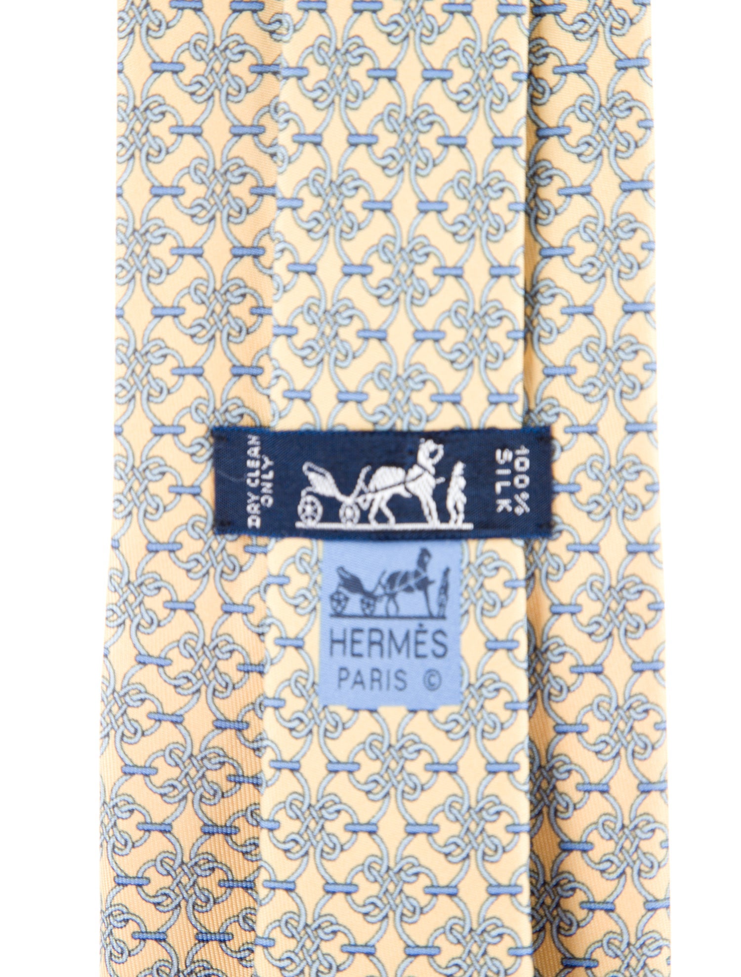 Hermès Silk Pattern Tie