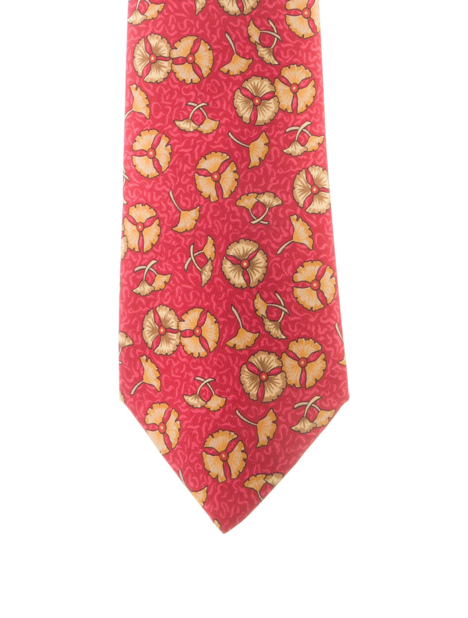 Hermès Silk Printed Tie