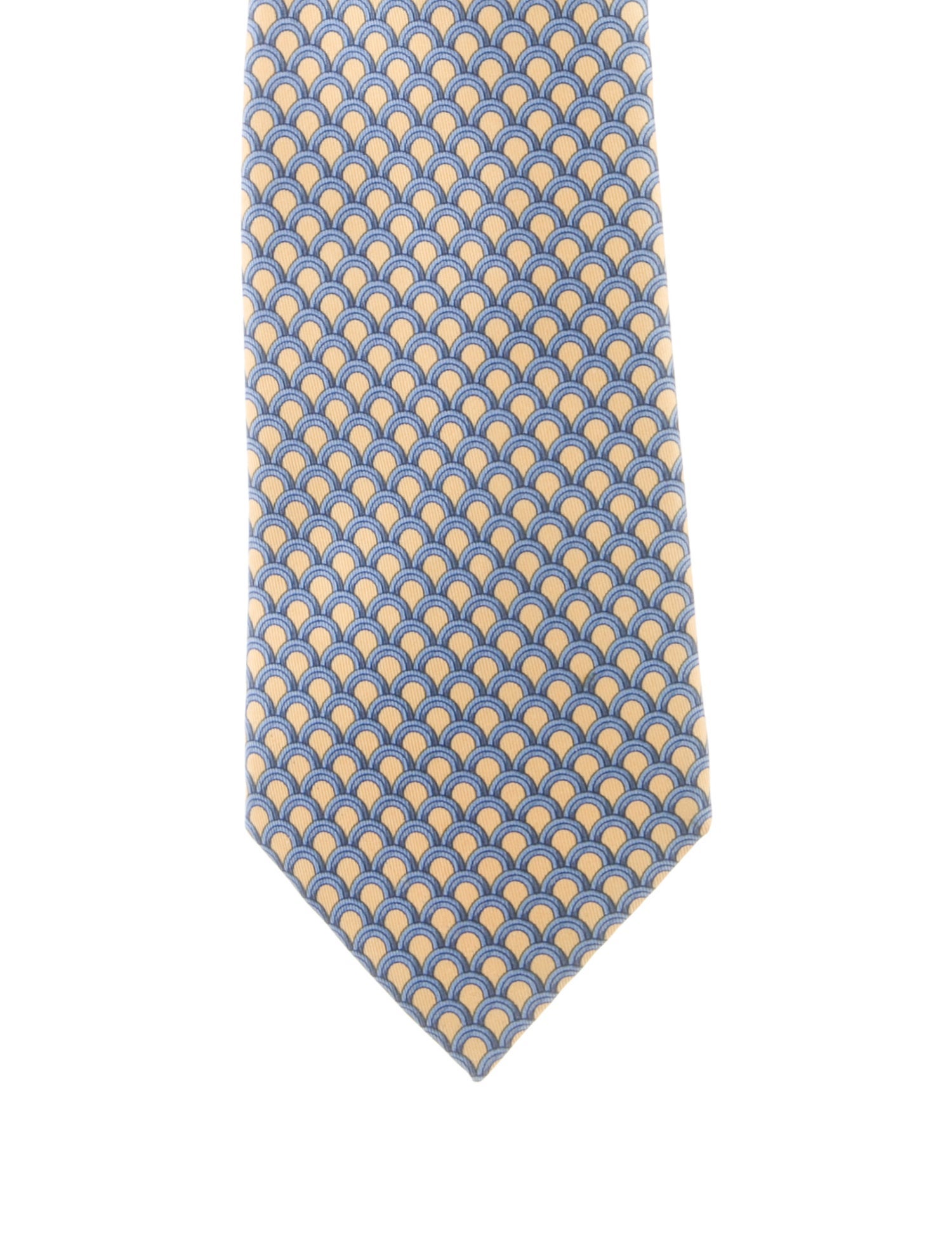 Hermès Silk Printed Tie