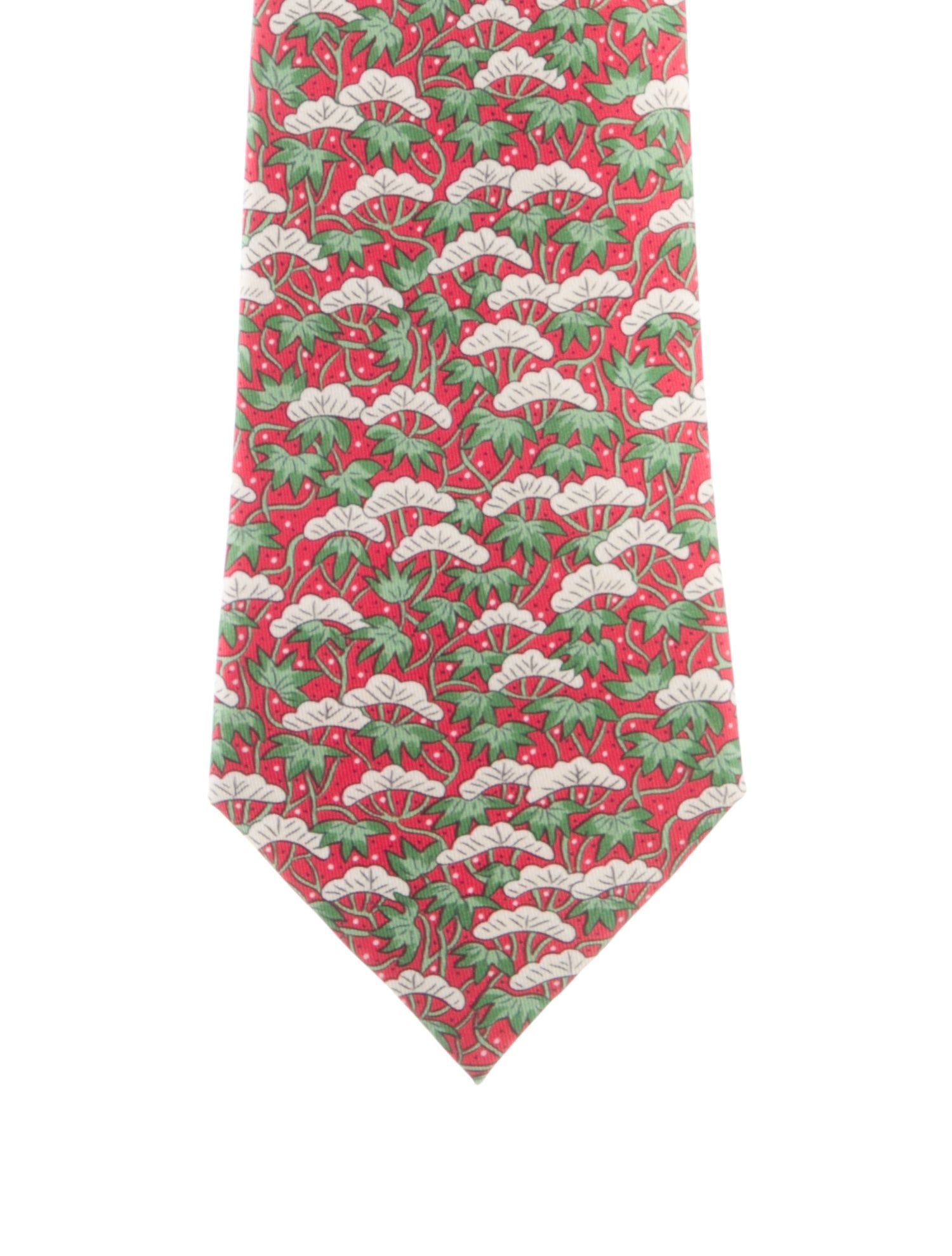 Hermès Silk Printed Tie