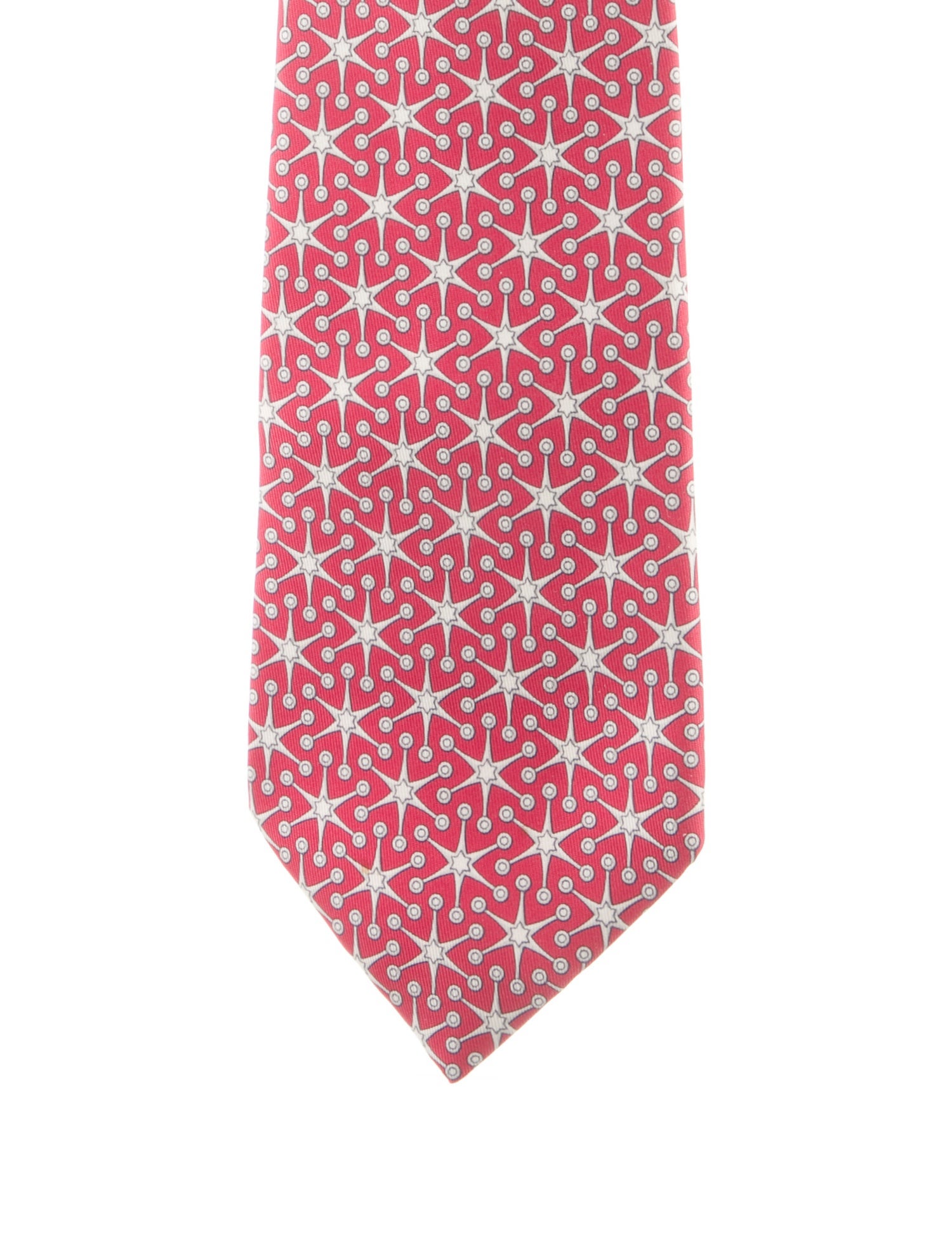 Hermès Silk Printed Tie