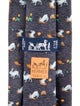 Hermès Silk Printed Tie