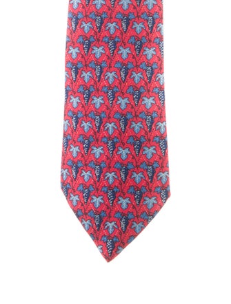 Hermès Silk Printed Tie