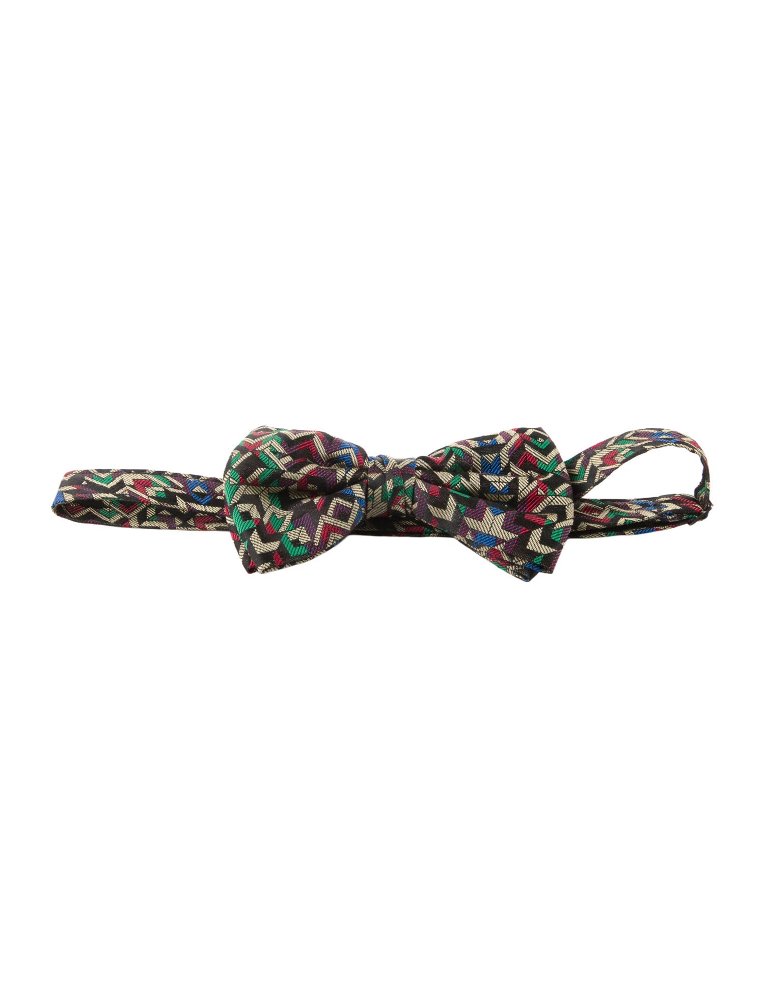 Hermès Pattern Print Bow Tie