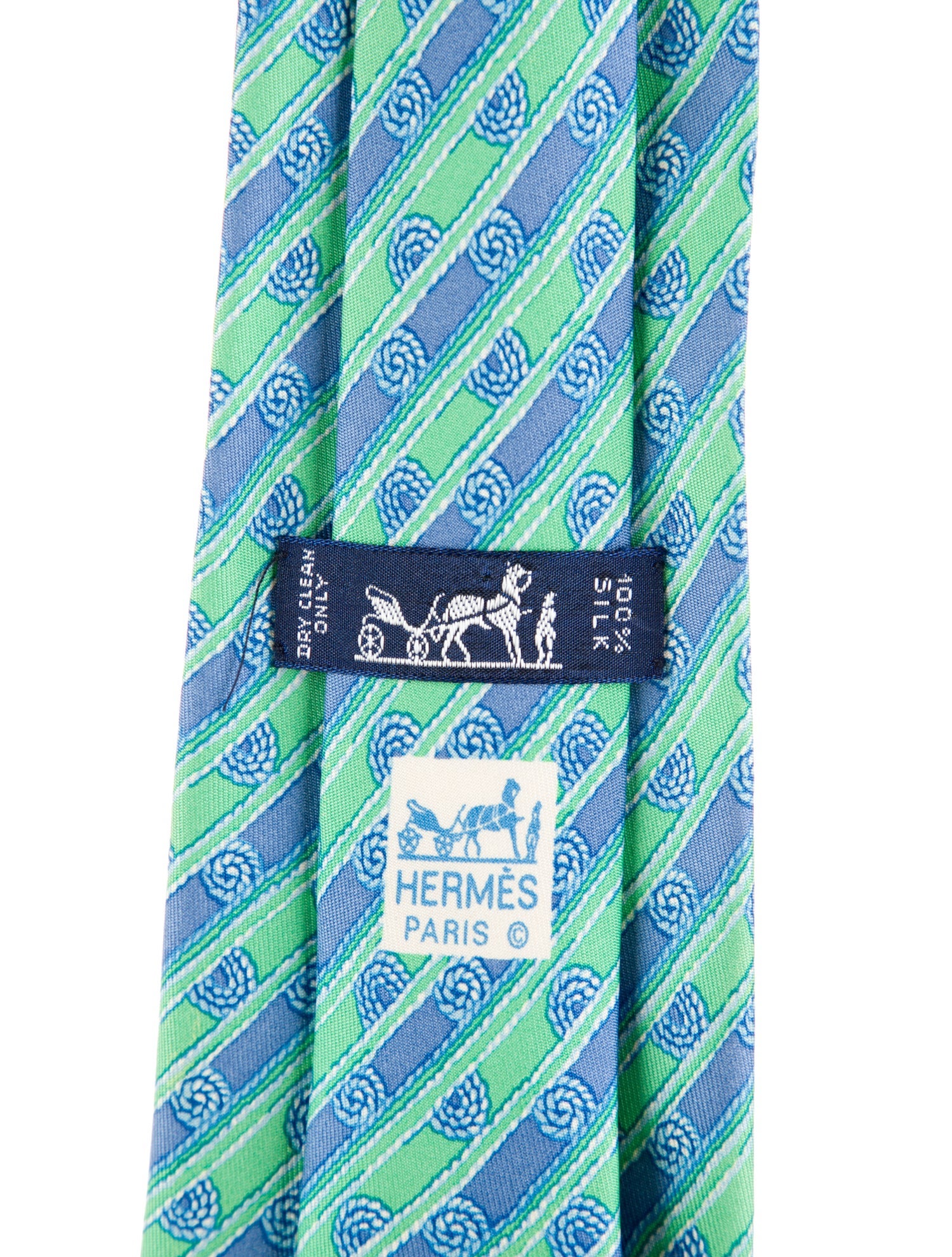 Hermès Silk Pattern Tie
