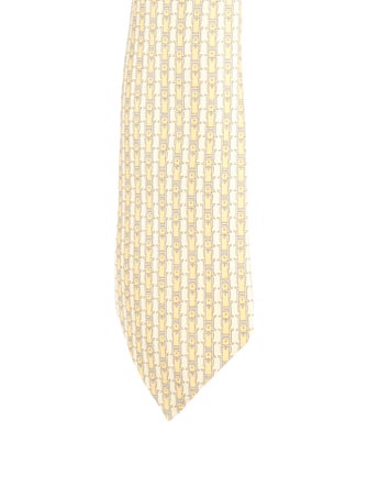 Hermès Silk Pattern Tie