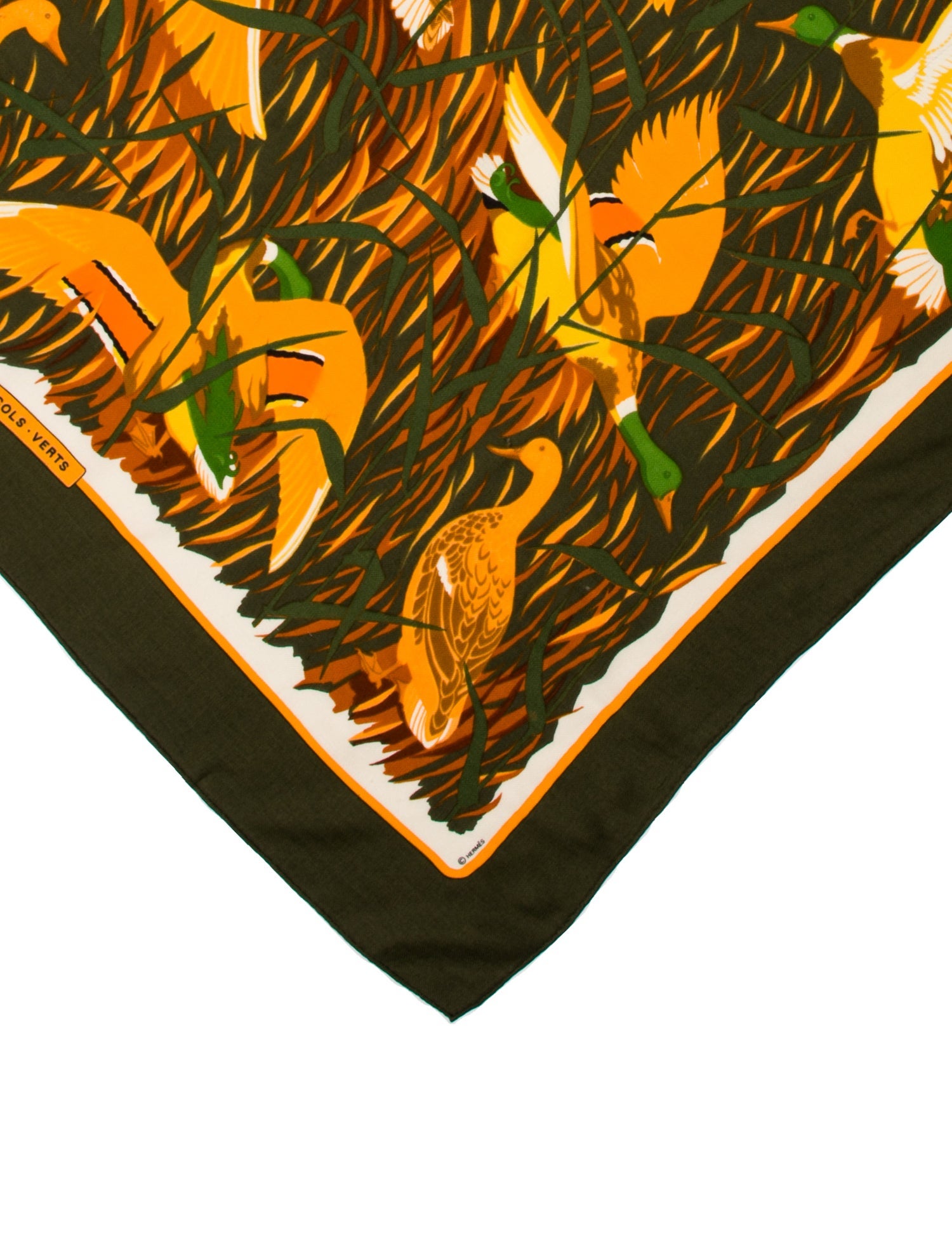 Hermès Cols Vert Cashmere Scarf