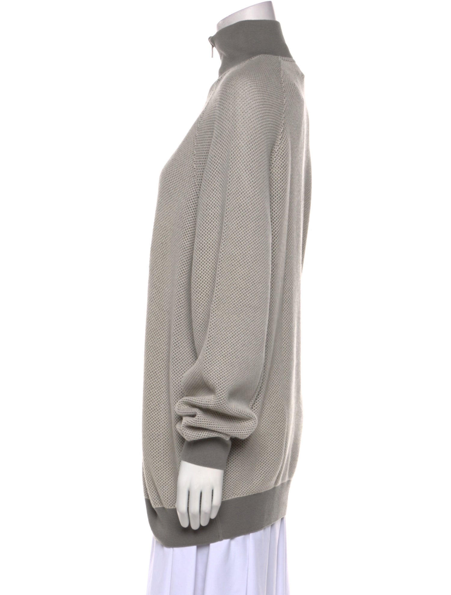 Hermès Cashmere Mock Neck Sweater