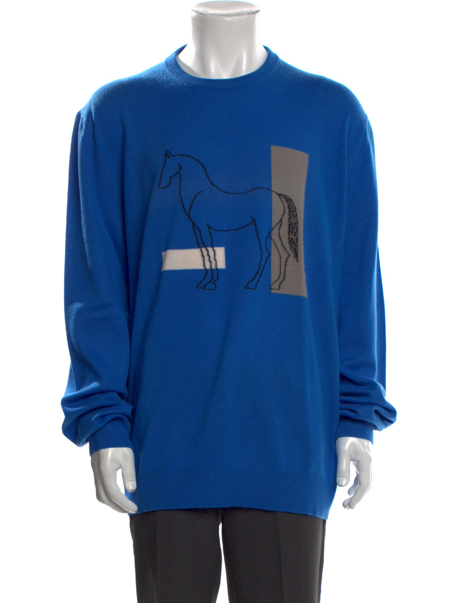Hermès Cashmere Graphic Print Pullover
