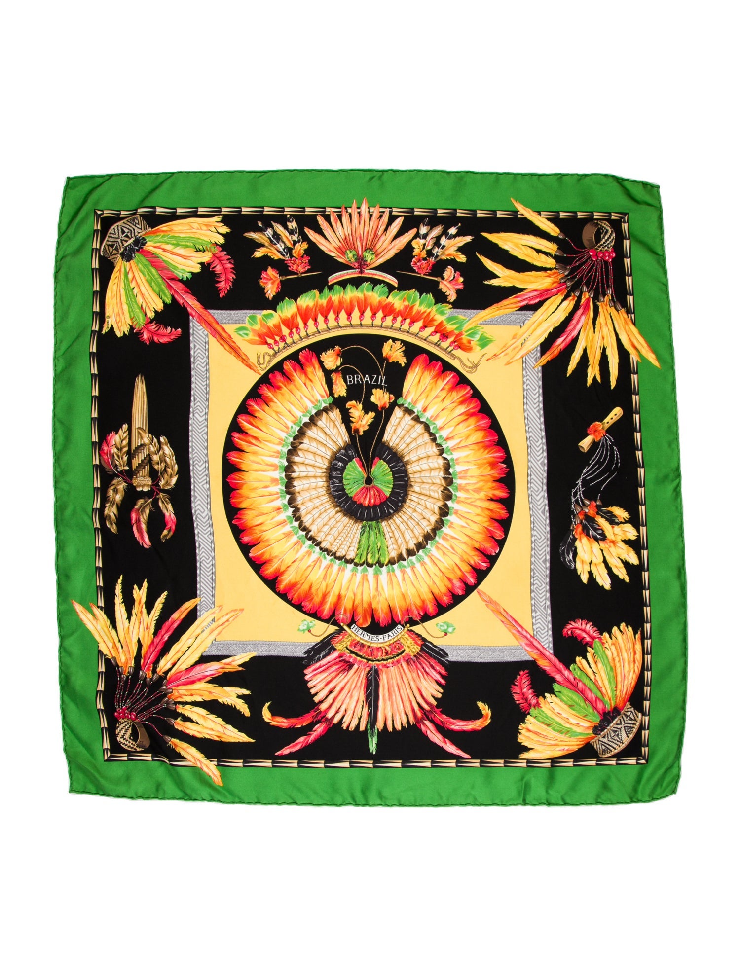 Hermès Brazil Silk Scarf