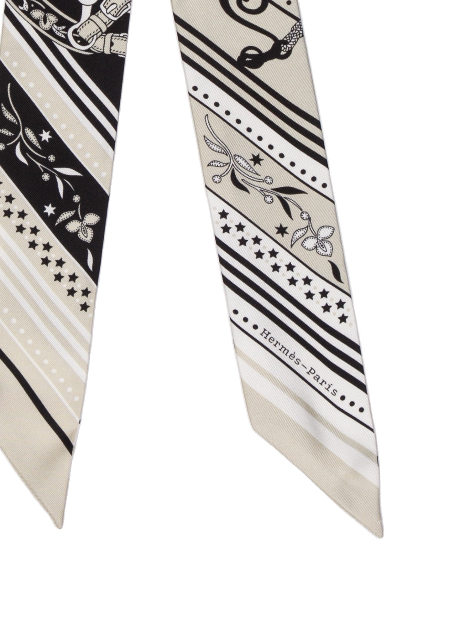 Hermès Festival des Amazones Bandana Silk Twilly Scarf