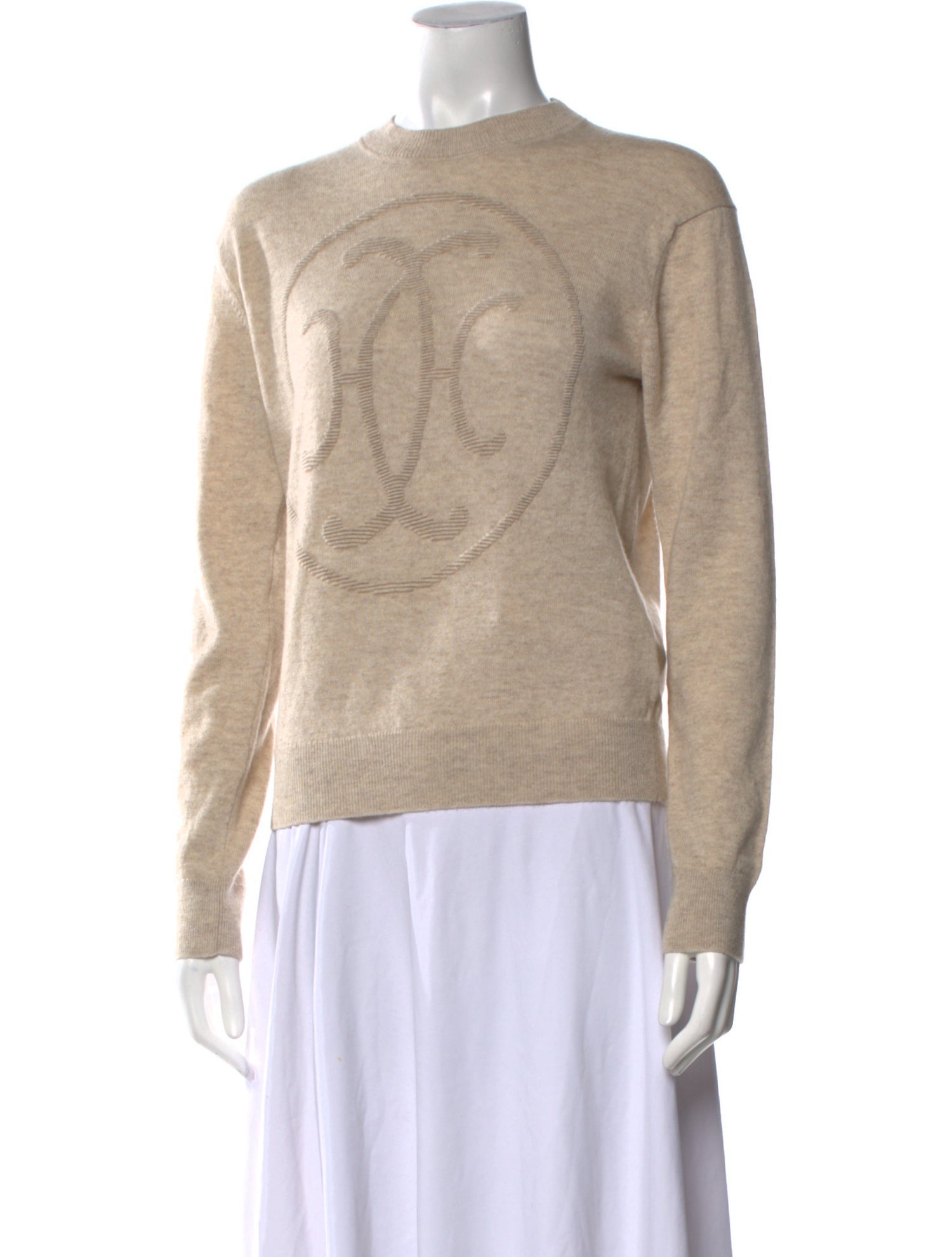 Hermès Cashmere Graphic Print Sweater