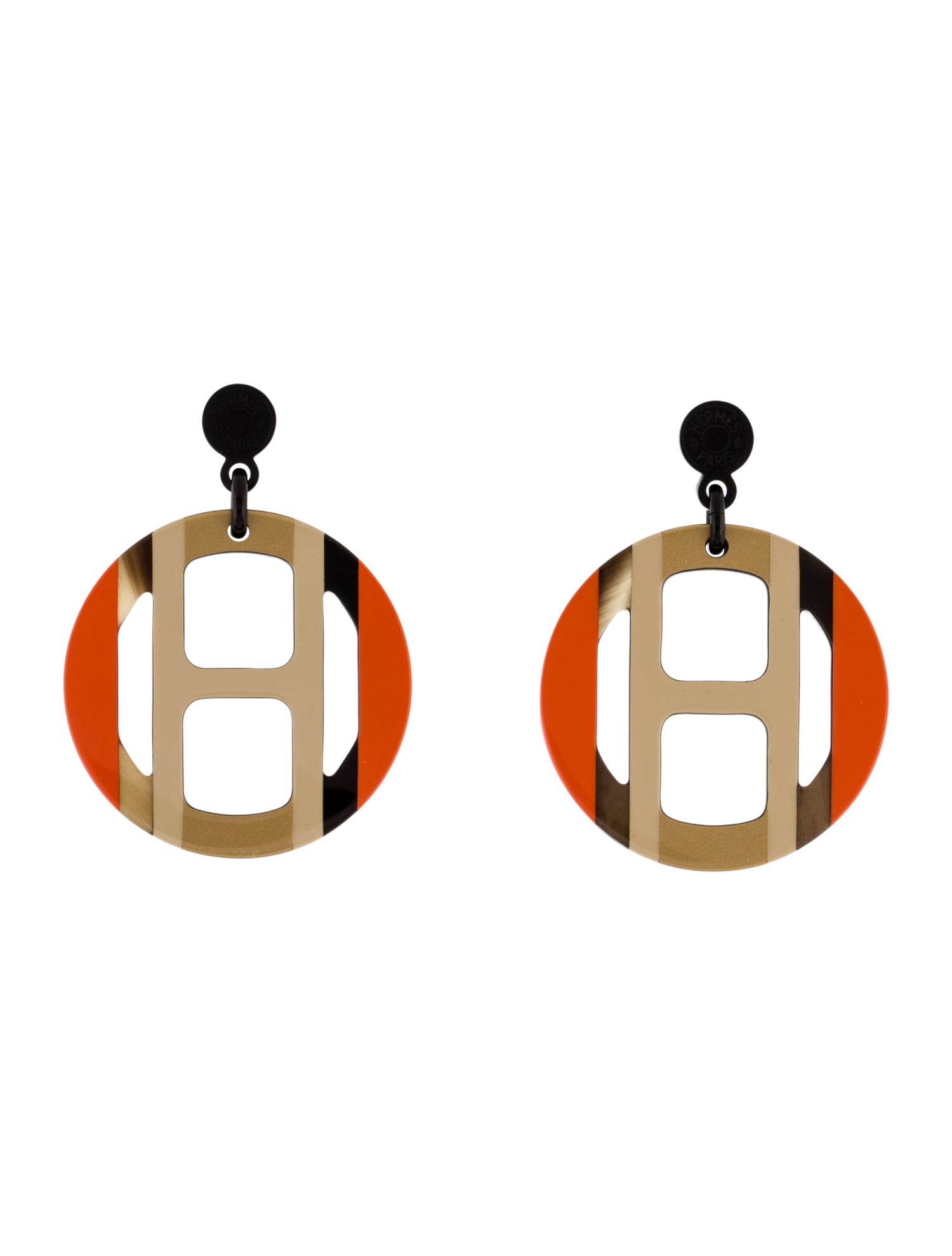 Hermès H Equipe Earrings