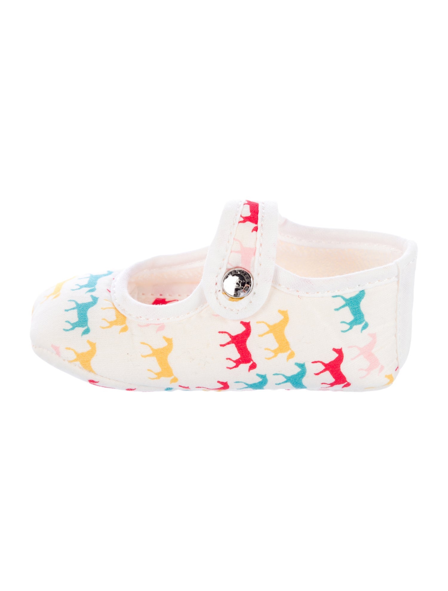 Hermès Infant Girls' Patterned Mary Janes