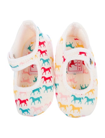 Hermès Infant Girls' Patterned Mary Janes