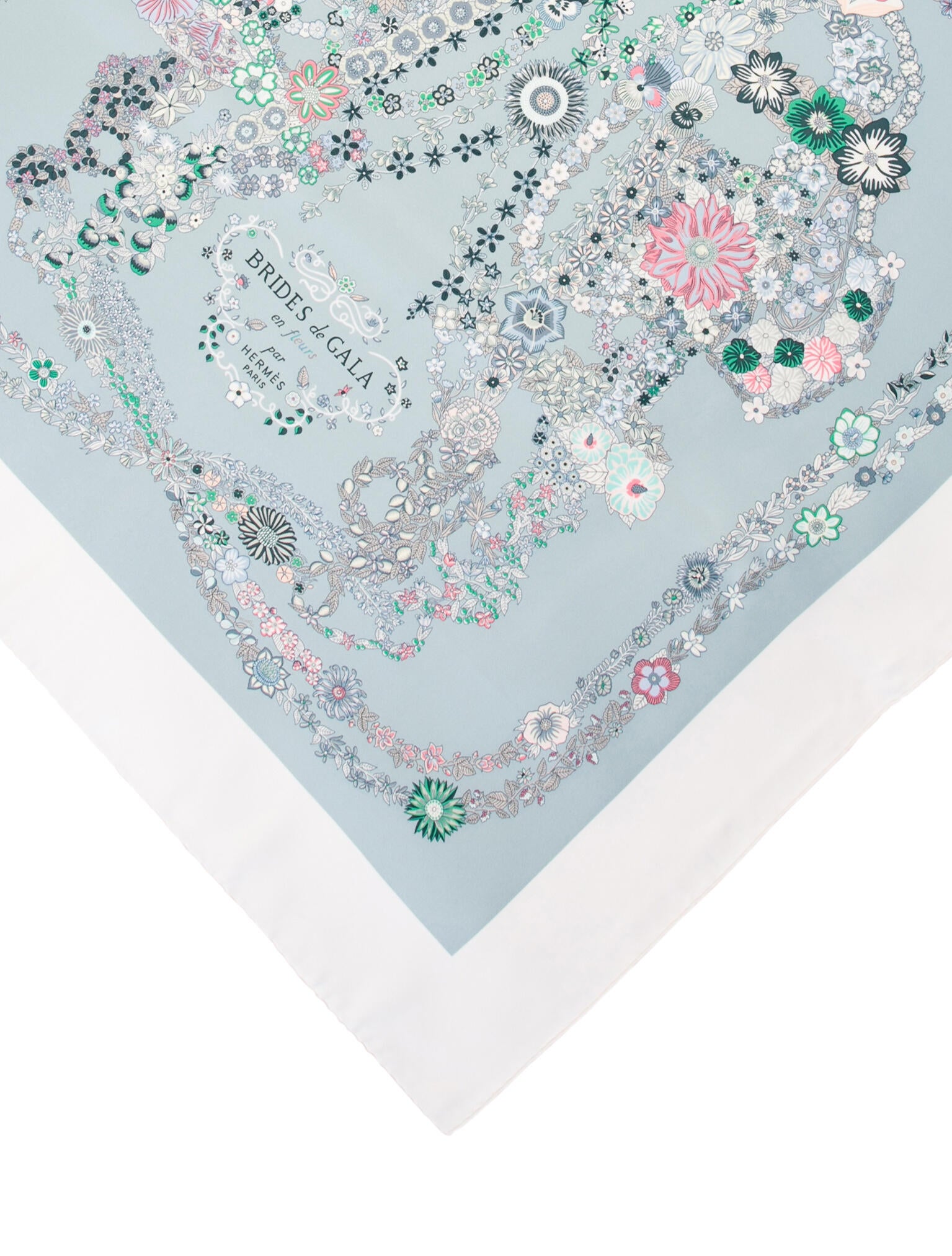 Hermès Brides de Gala en Fleurs Silk Scarf w/ Tags