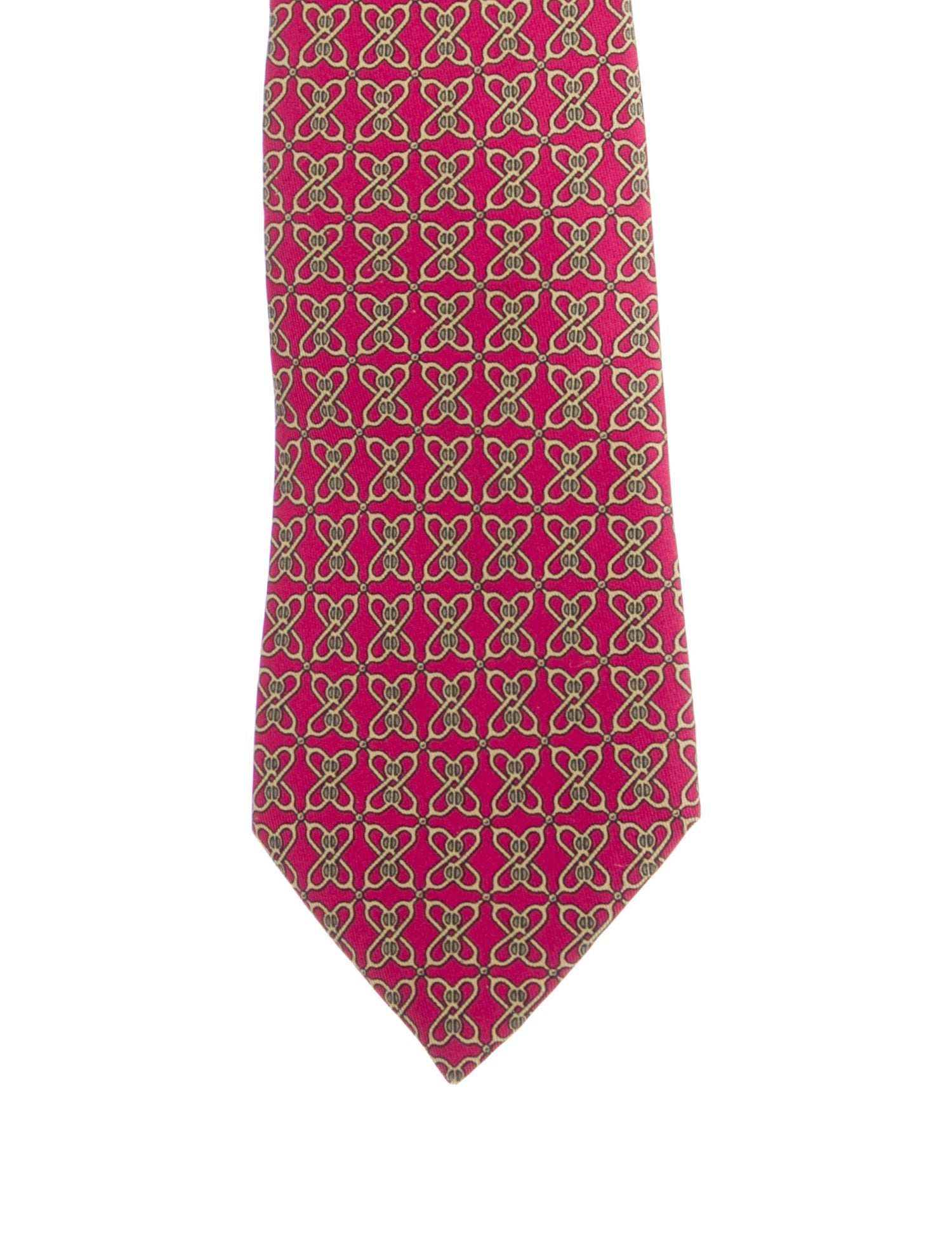 Hermès Silk Pattern Tie