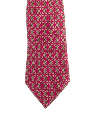 Hermès Silk Pattern Tie