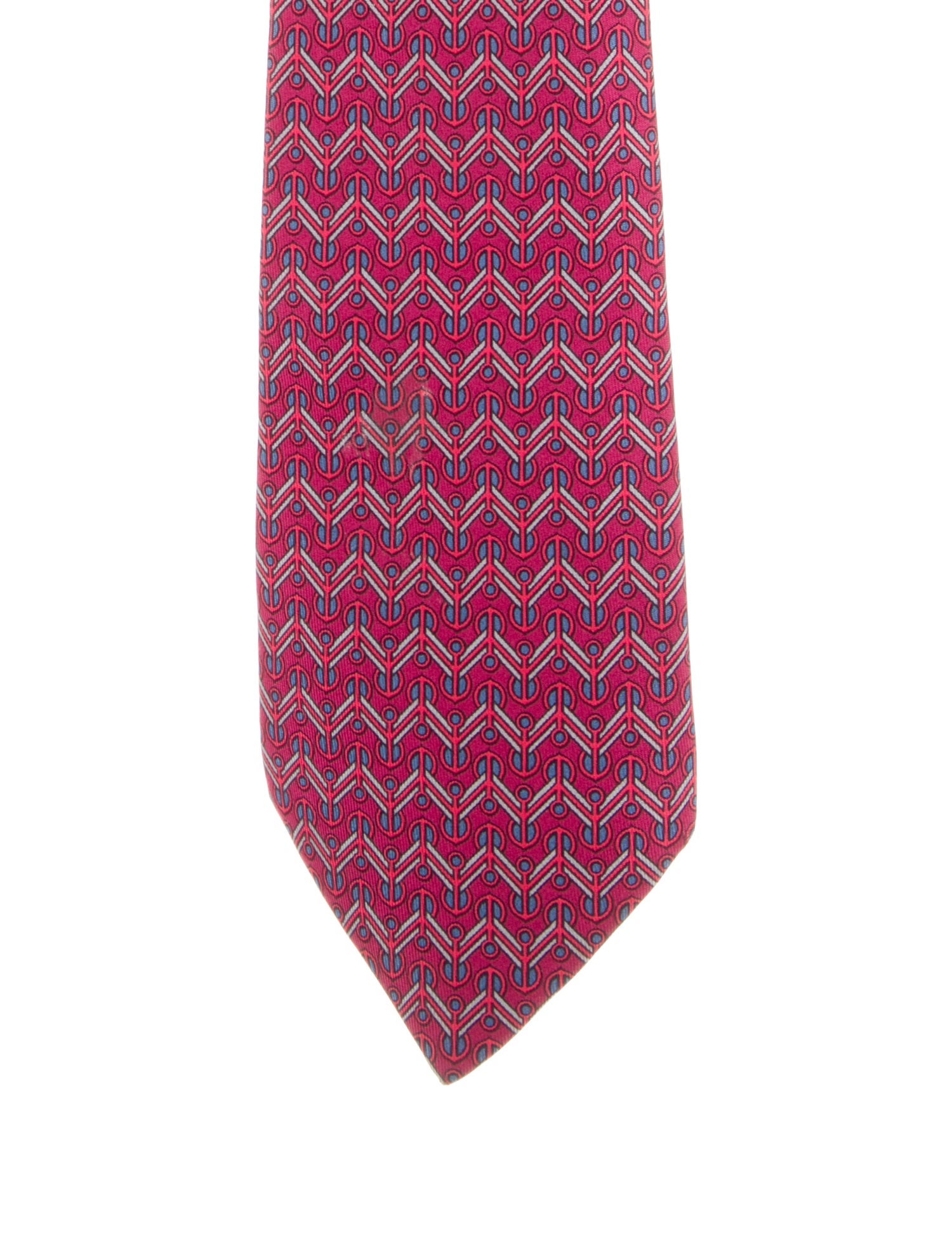 Hermès Silk Pattern Tie