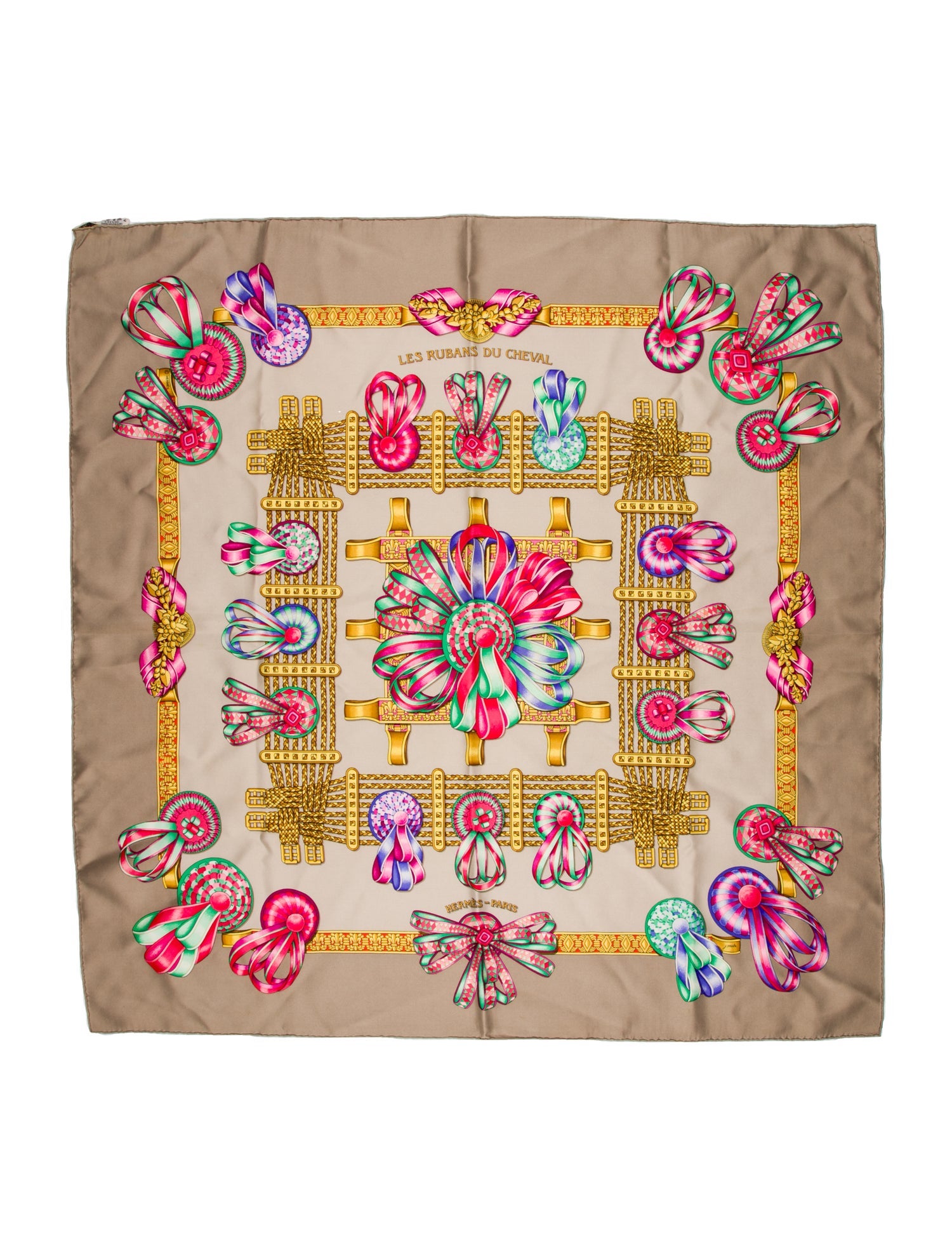 Hermès Les Rubans du Cheval Silk Scarf
