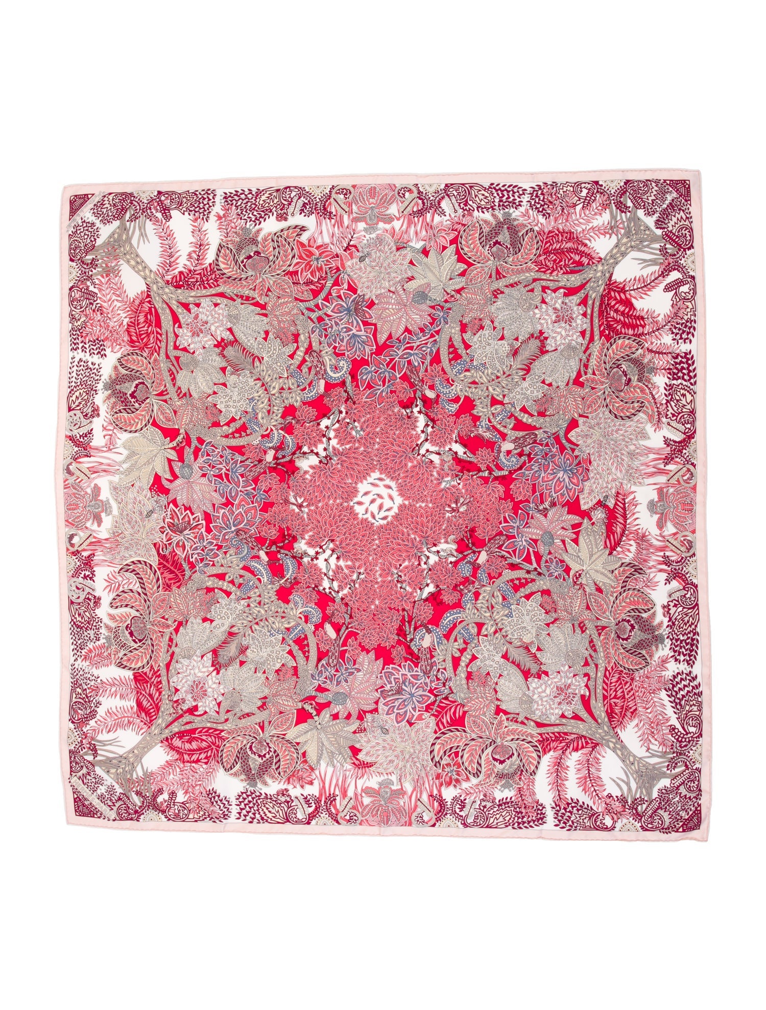 Hermès Maitres de la Forêt Silk Scarf