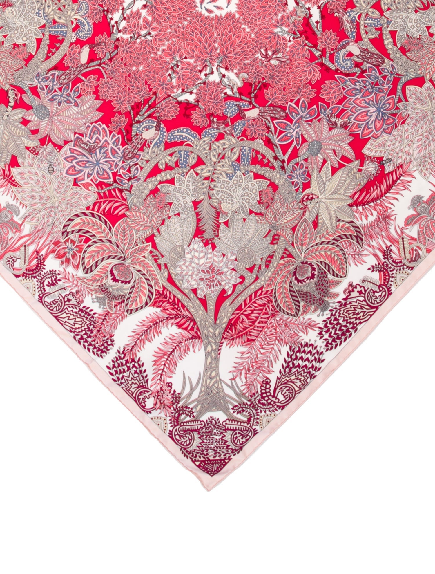 Hermès Maitres de la Forêt Silk Scarf