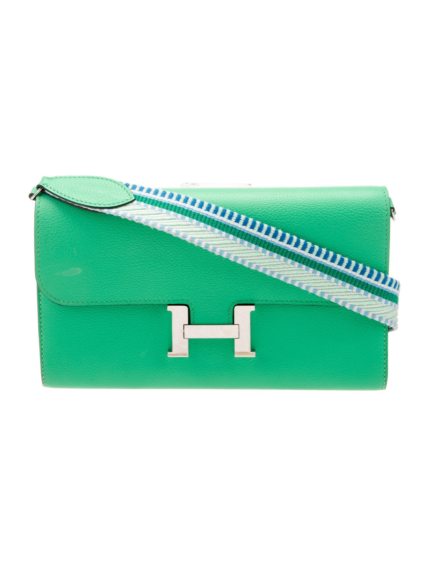 Hermès 2023 Evercolor Constance Long Wallet to Go