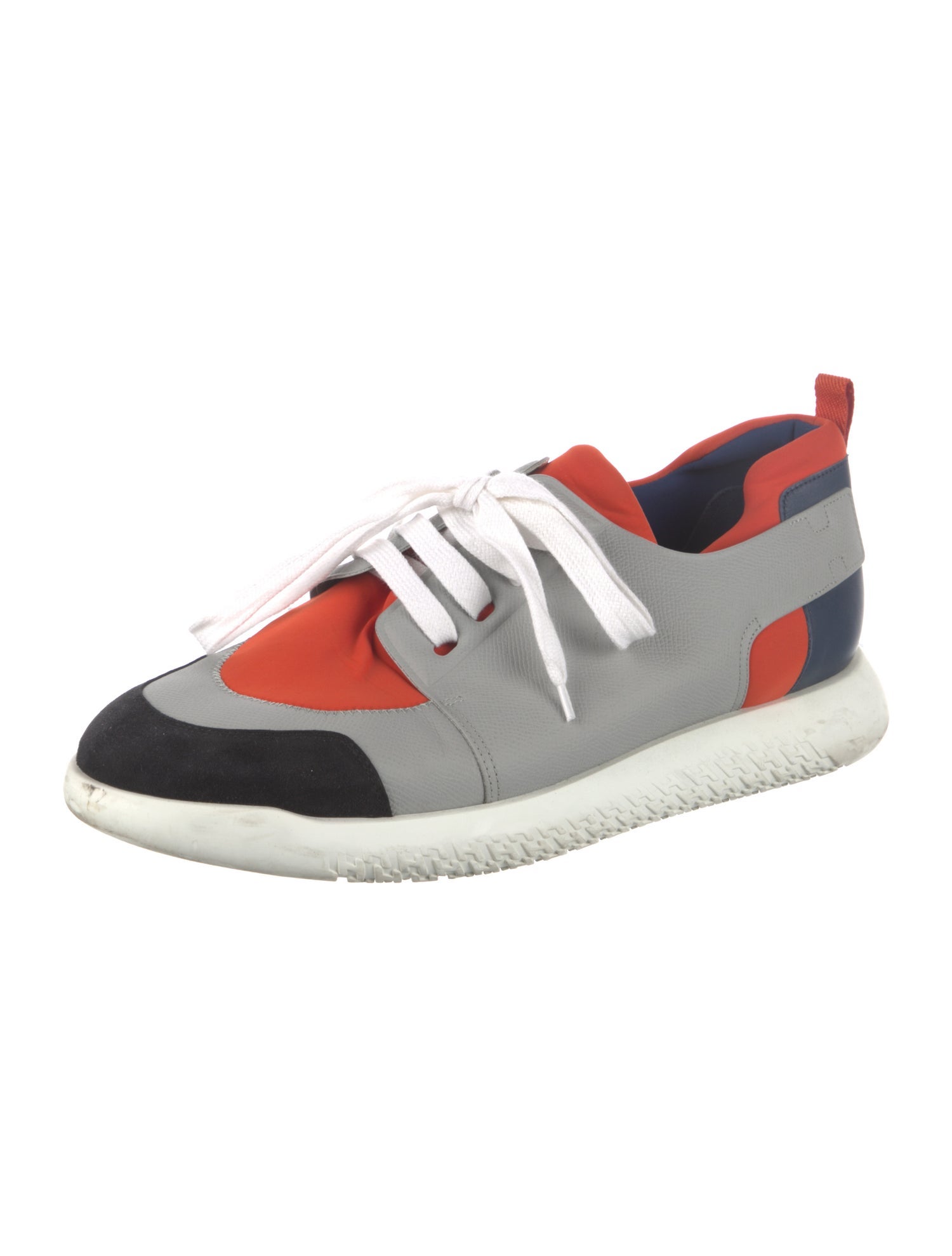 Hermès H Logo Leather Sneakers