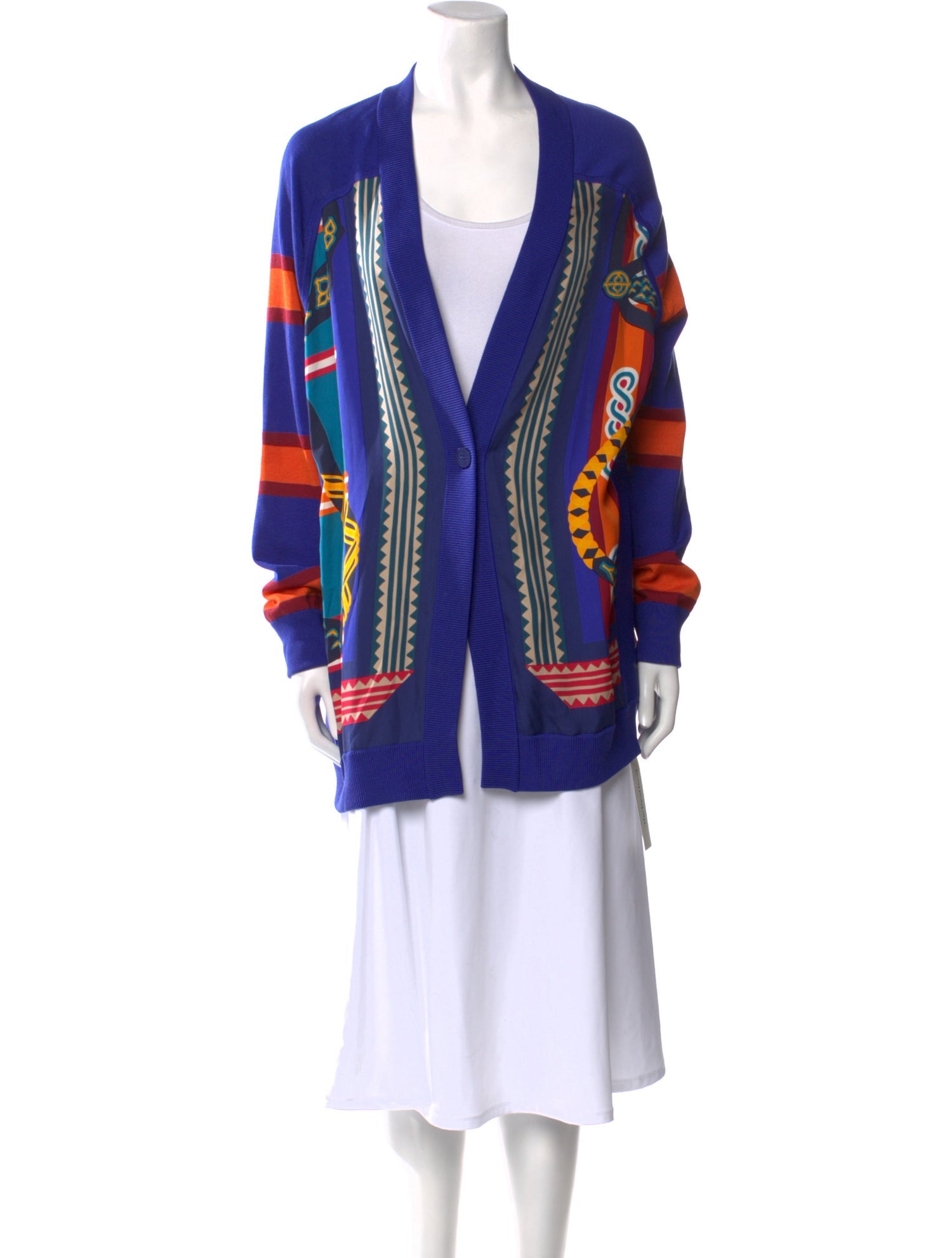 Hermès Silk V-Neck Sweater