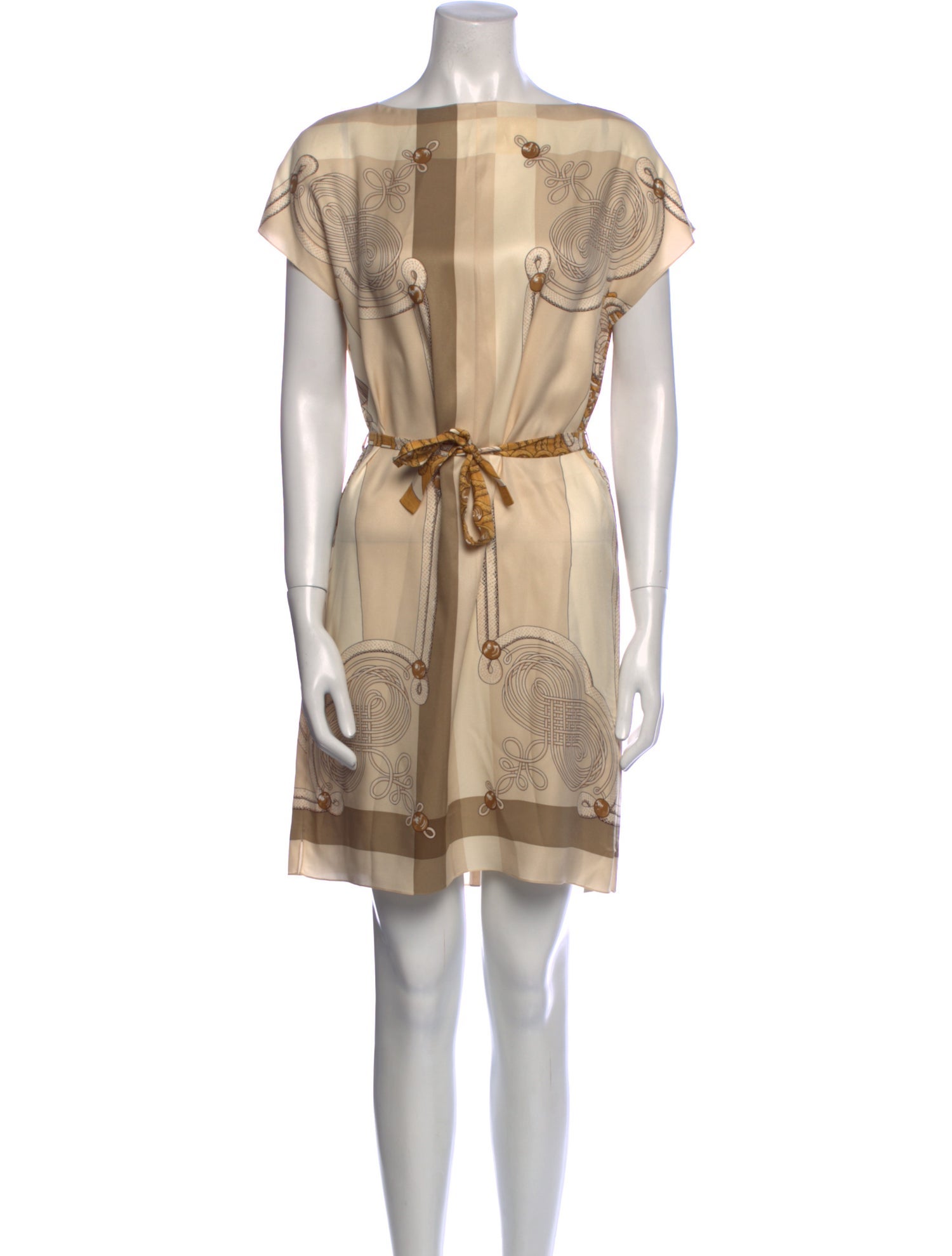 Hermès Silk Mini Dress