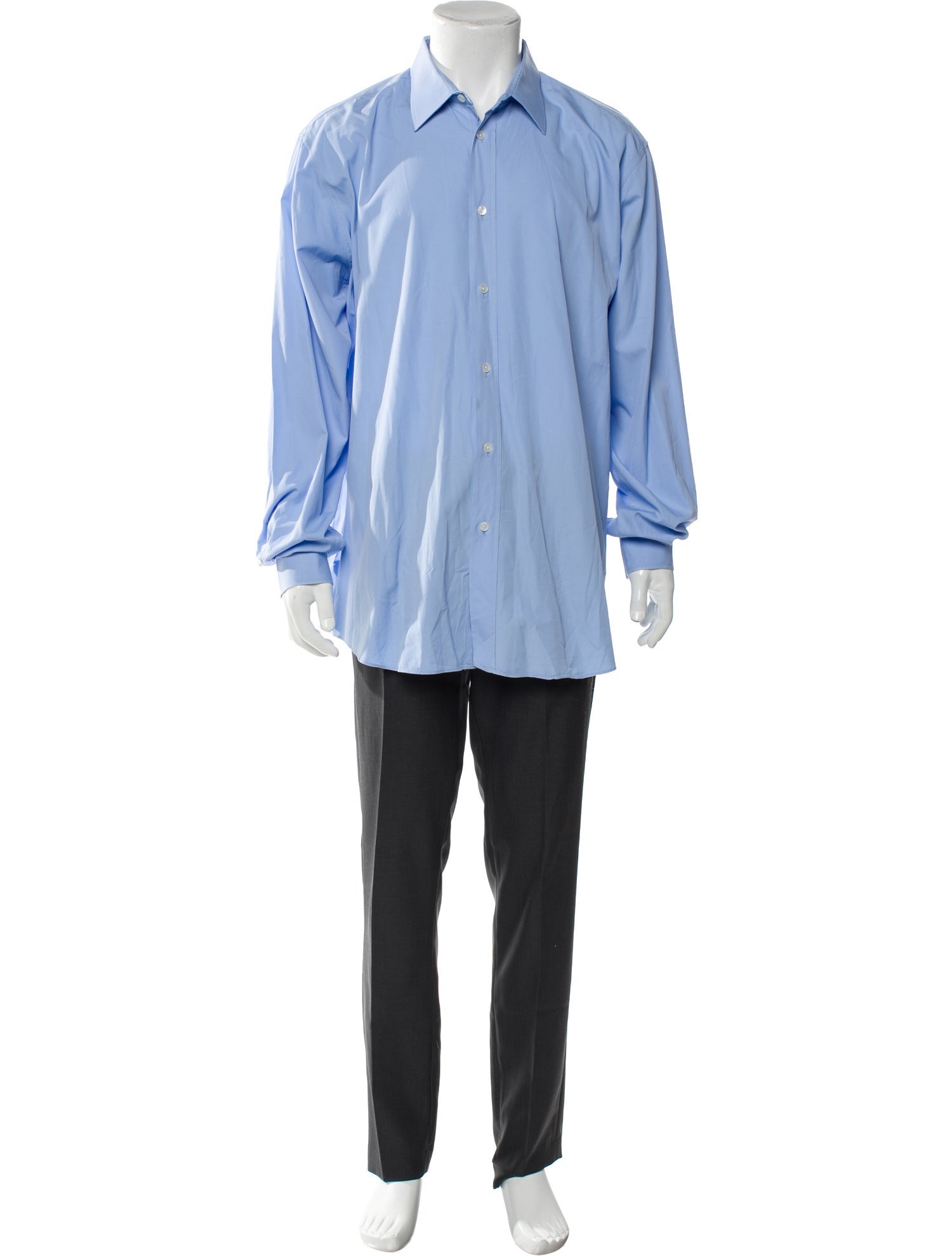 Hermès Long Sleeve Dress Shirt