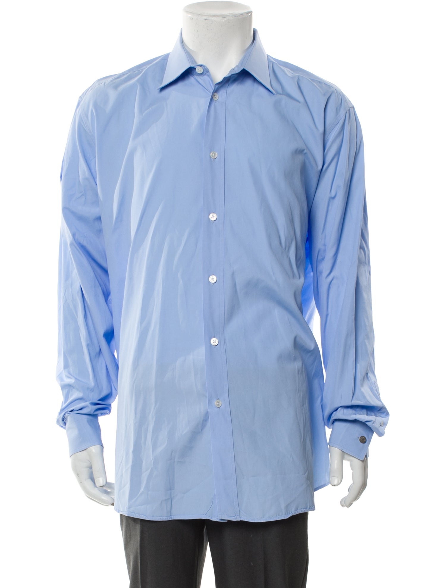 Hermès Long Sleeve Dress Shirt