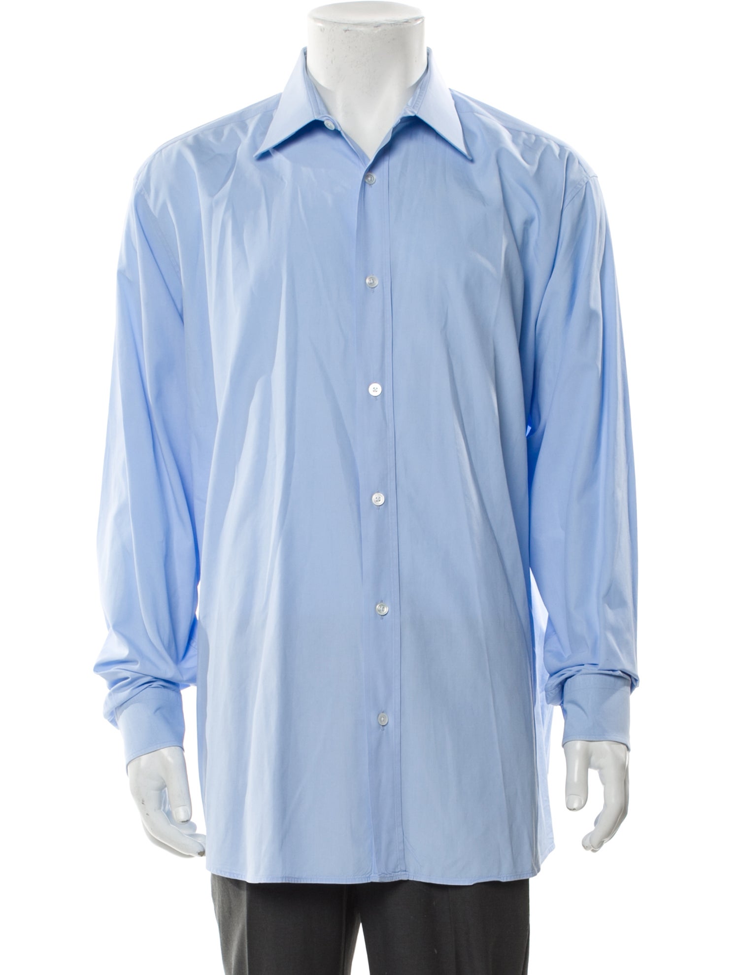 Hermès Long Sleeve Dress Shirt