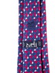 Hermès Pattern Print Silk Tie