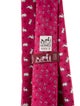 Hermès Pattern Print Silk Tie