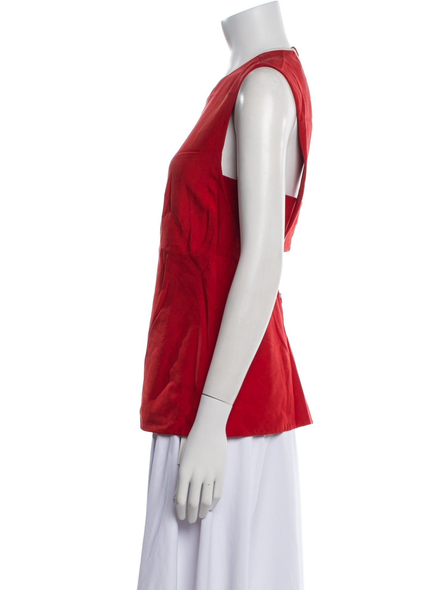 Hermès Silk Crew Neck Top