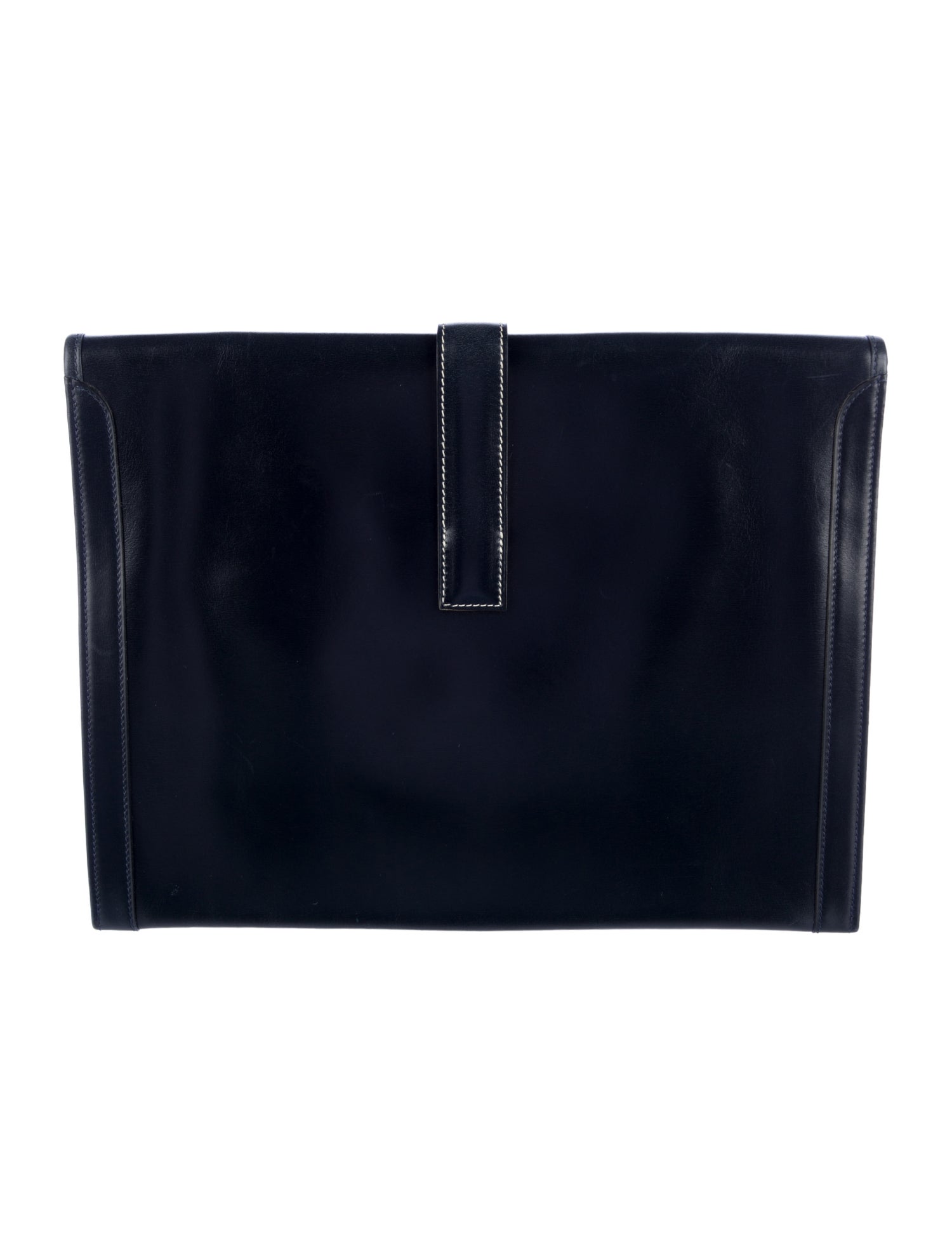 Hermès Box Jige 34 Leather Clutch