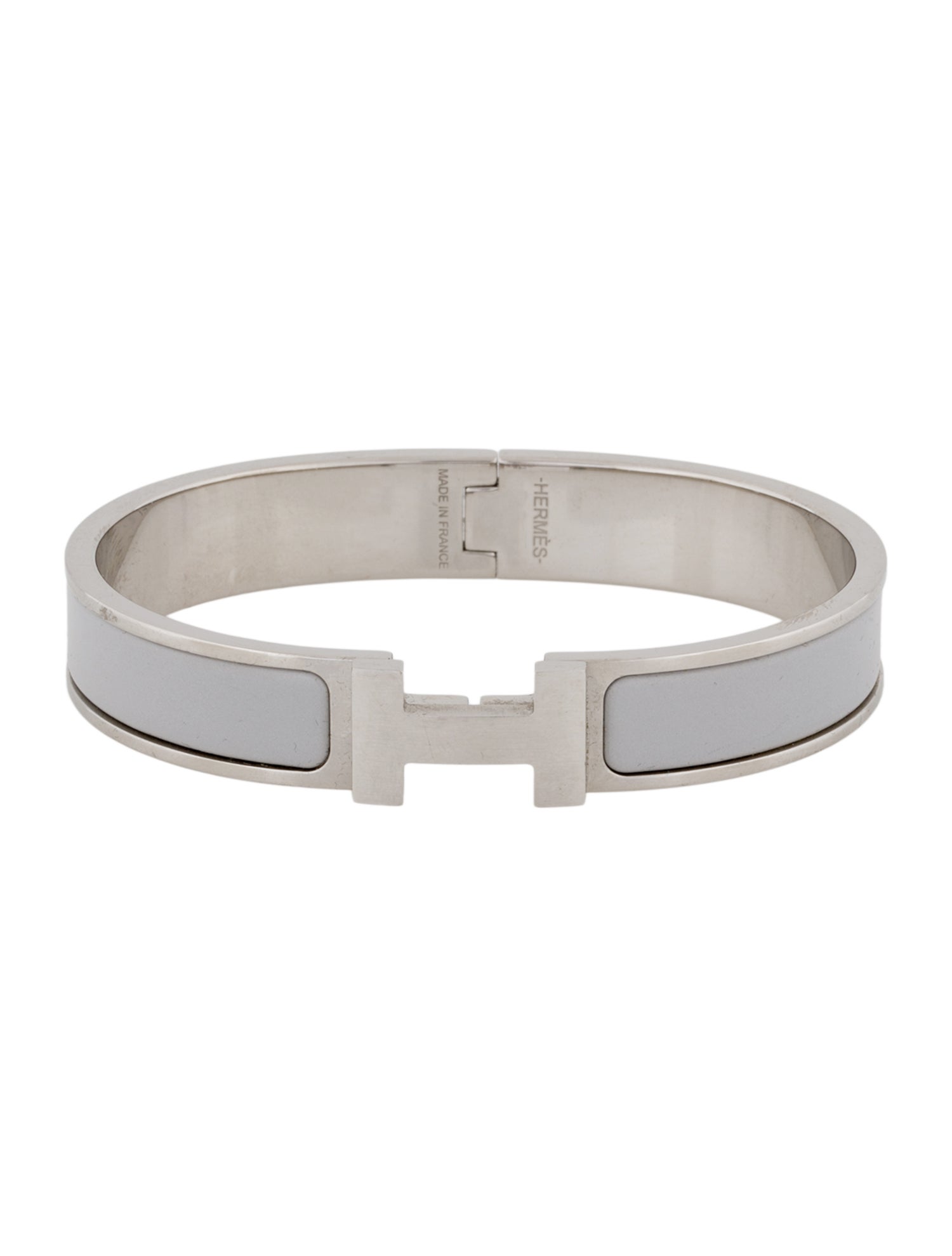 Hermès Clic HH Enamel Bangle Bracelet