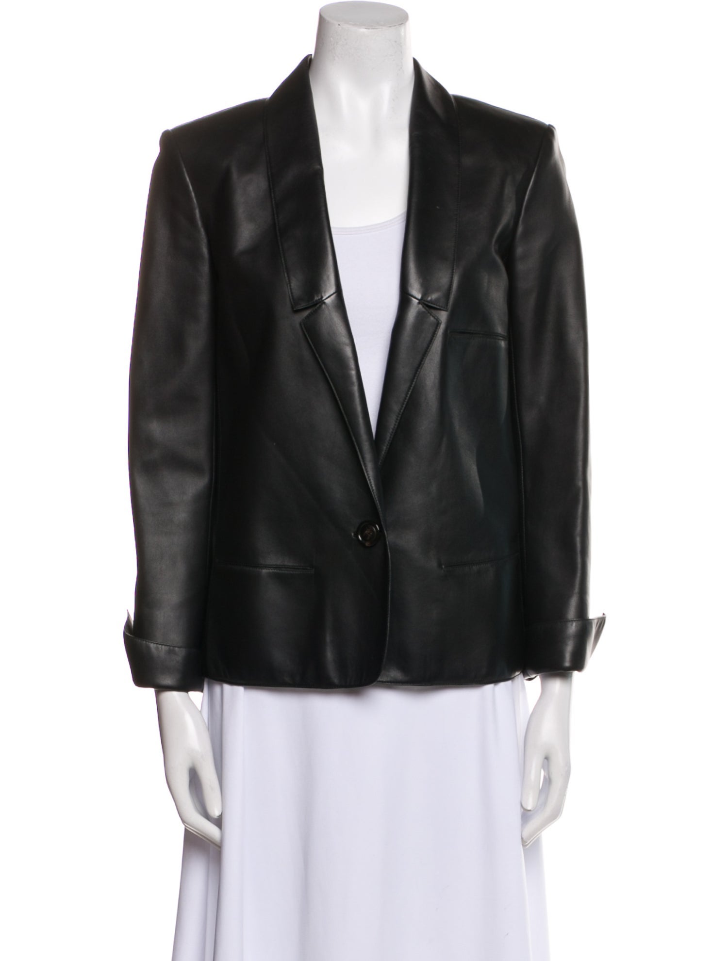 Hermès Leather Blazer