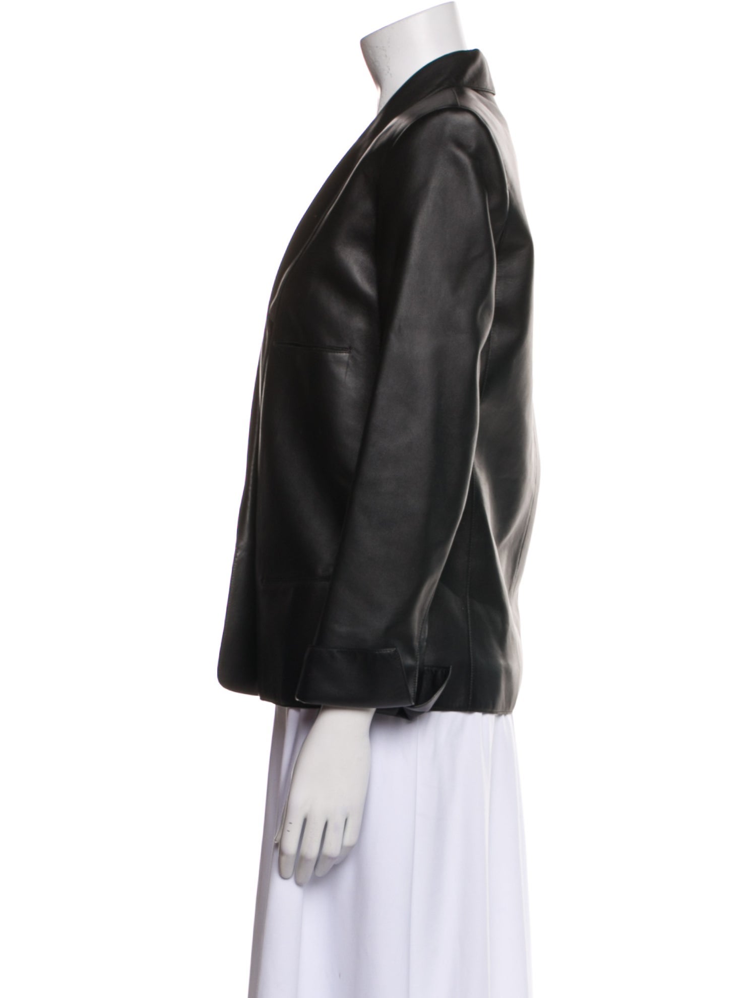 Hermès Leather Blazer