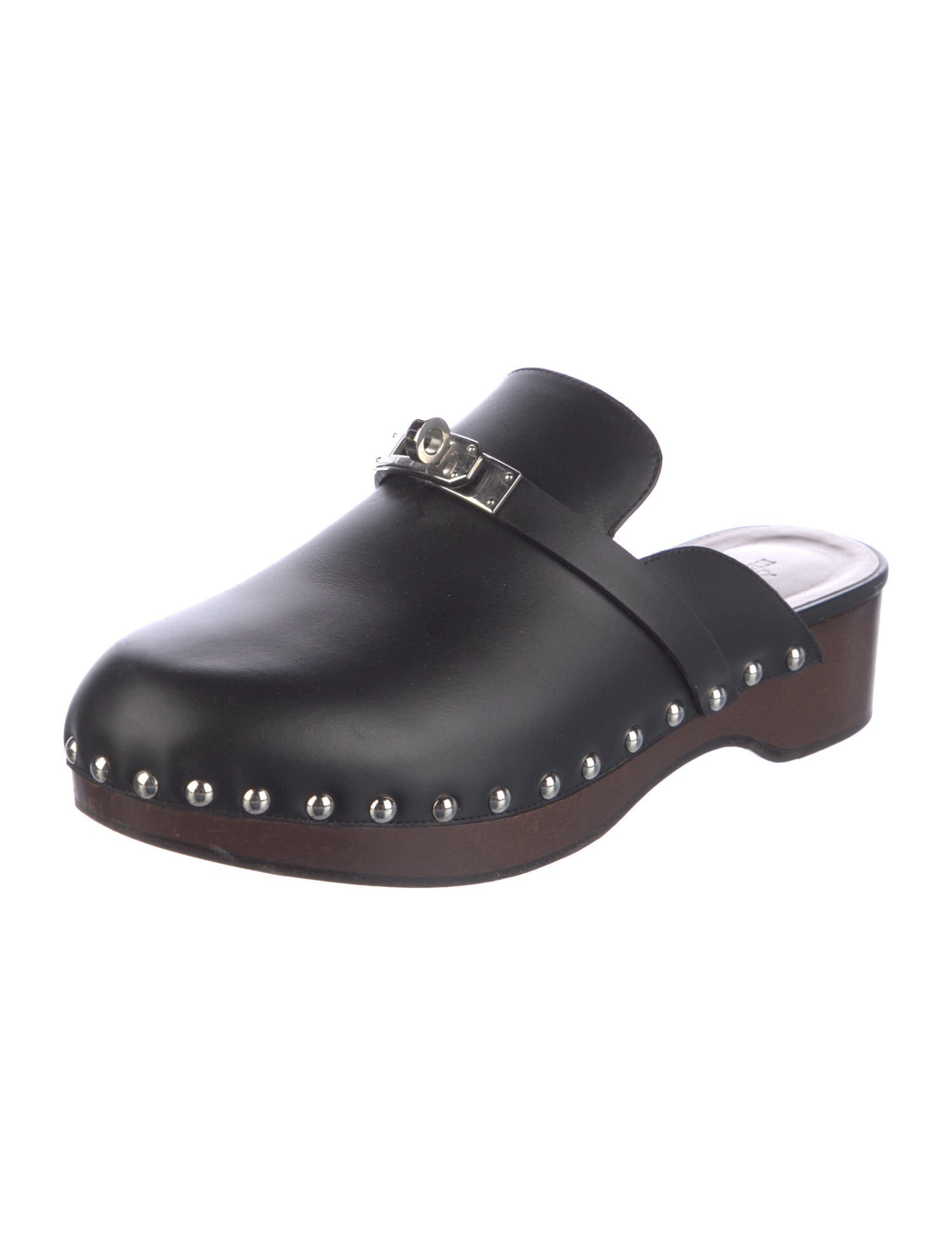 Hermès Carlotta Leather Mules