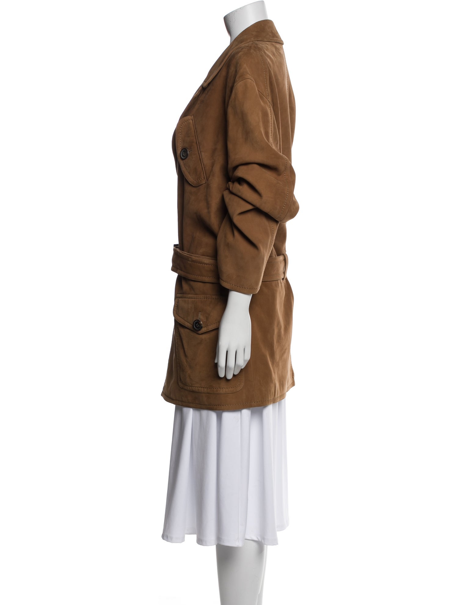 Hermès Lambskin Peacoat