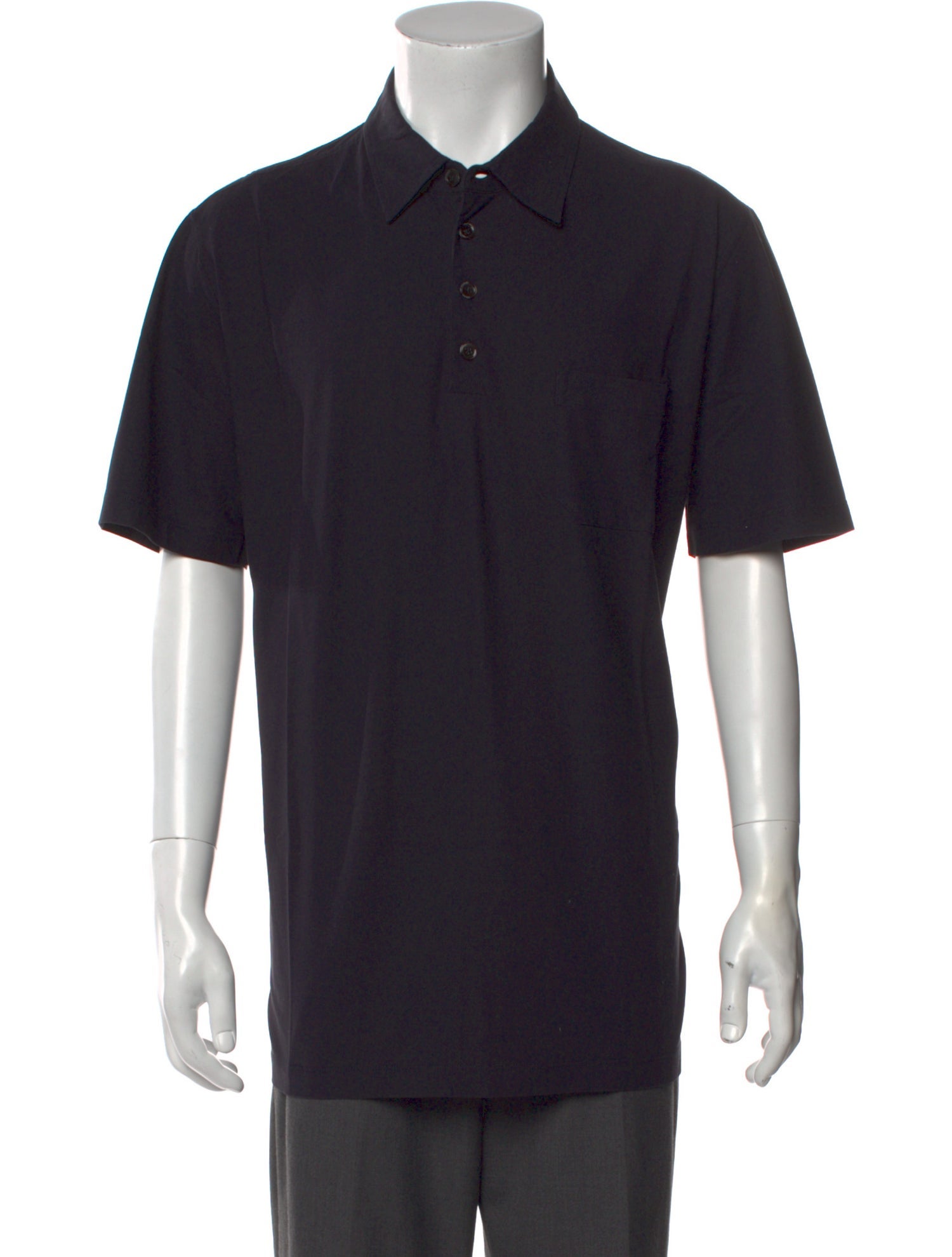 Hermès Collar Short Sleeve Polo Shirt