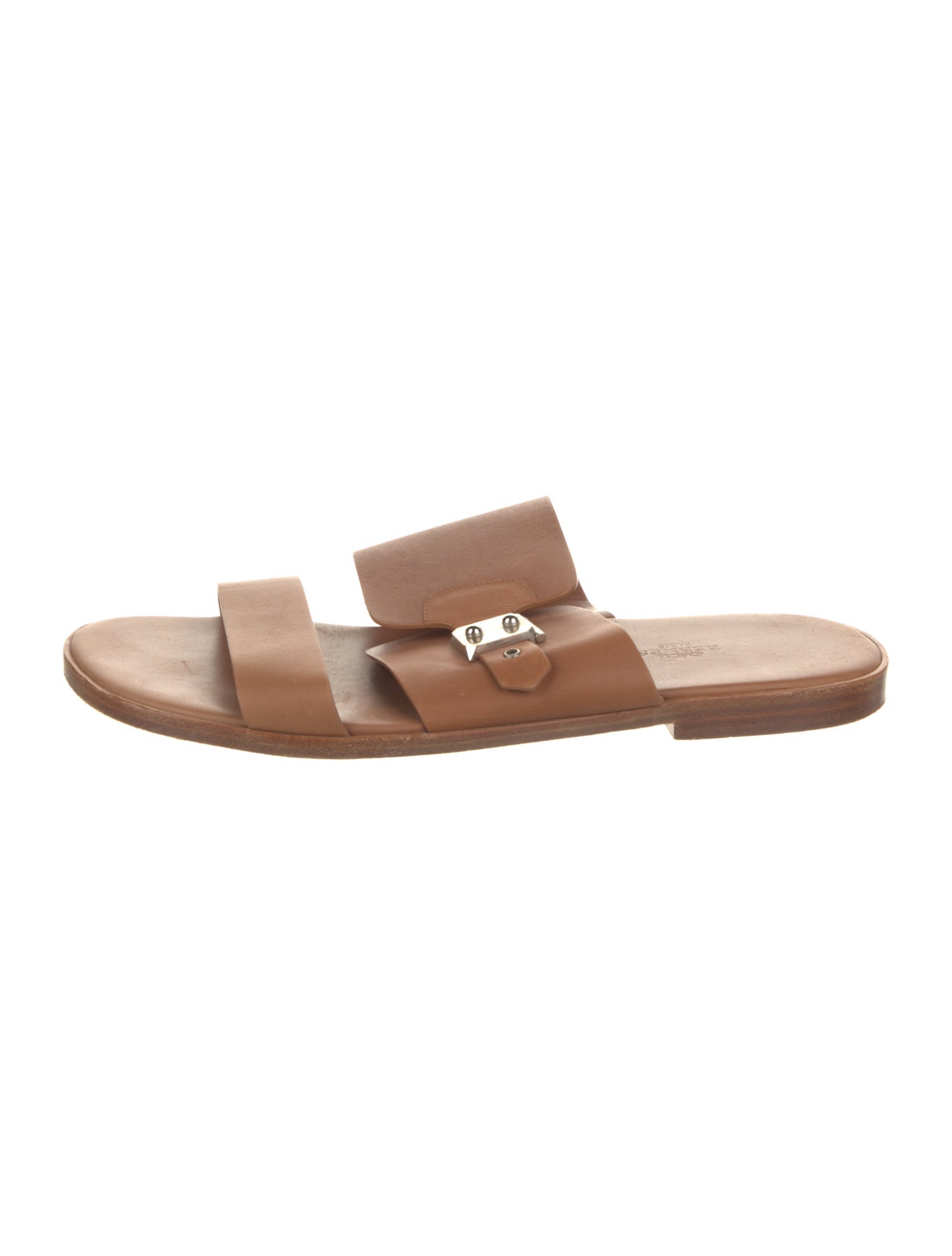 Hermès Vintage Leather Slides
