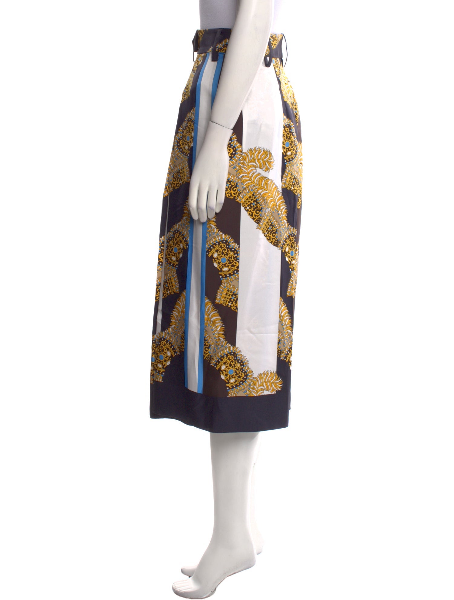 Hermès Silk Wide Leg Pants